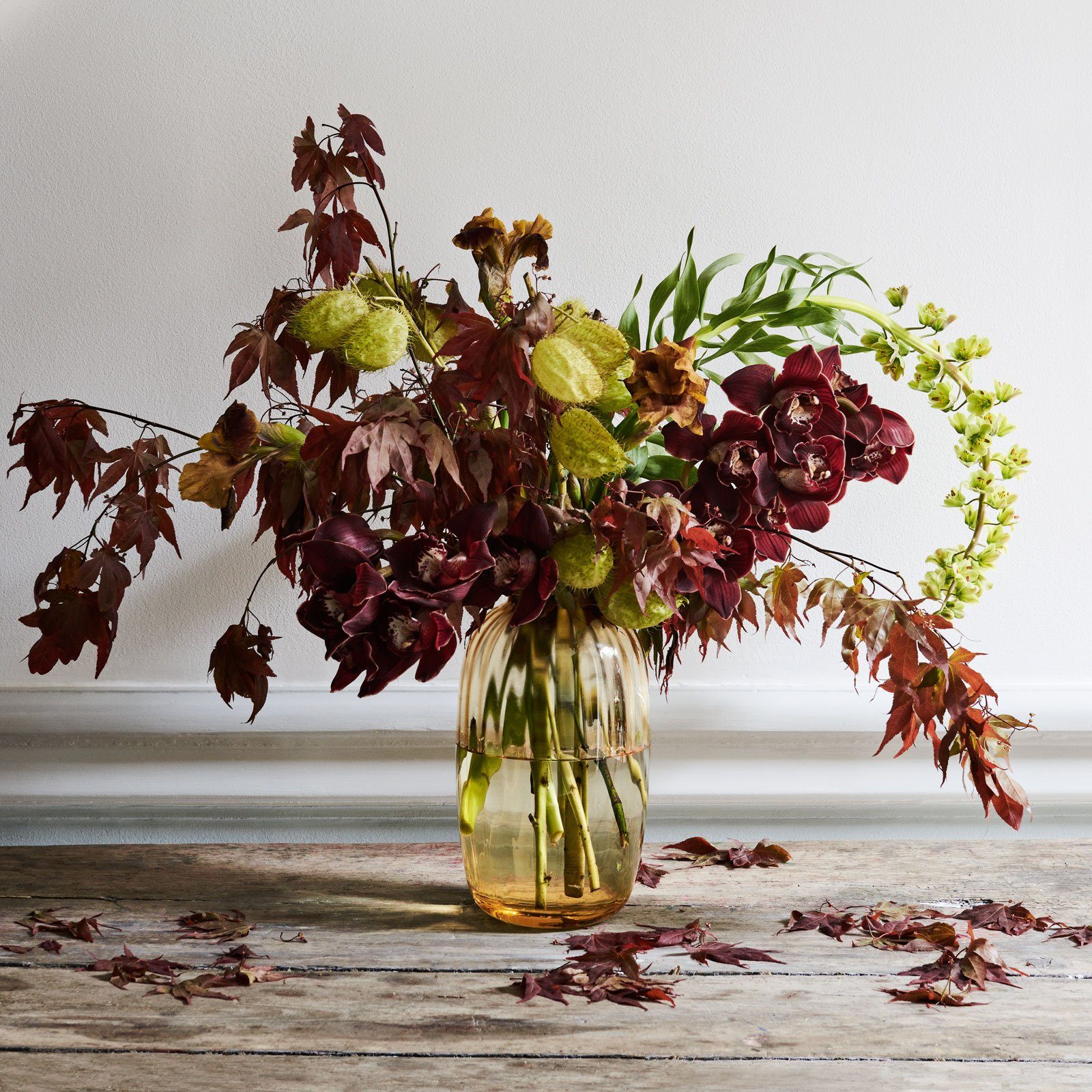 Glas HOLMEGAARD 25,5 cm PRIMULA (h), cm Vase amber 25,5 amber PRIMULA Glas Dekovase Vase (h)