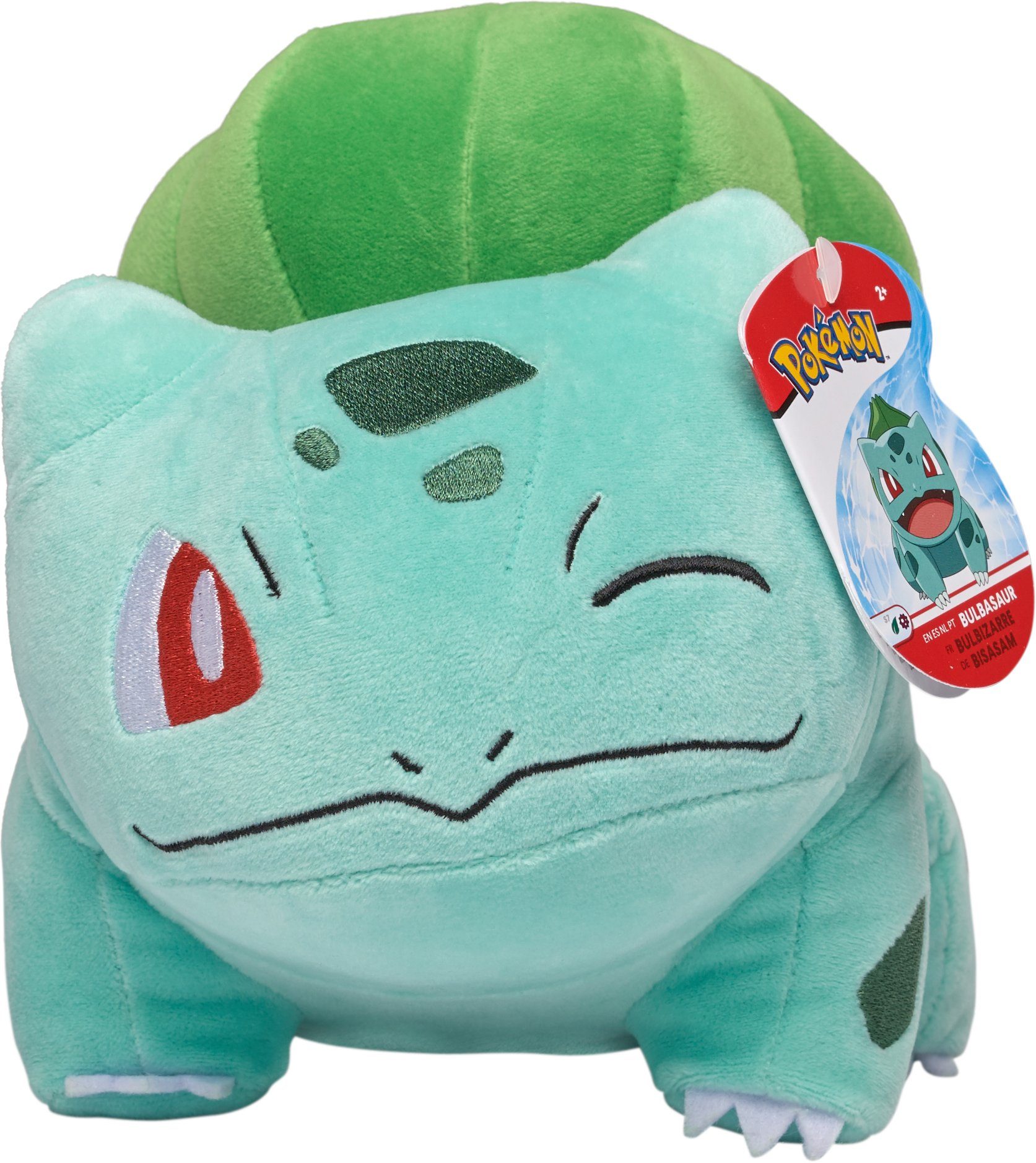 Jazwares Plüschfigur Pokémon Bisasam Plüsch 20 cm (1-St)