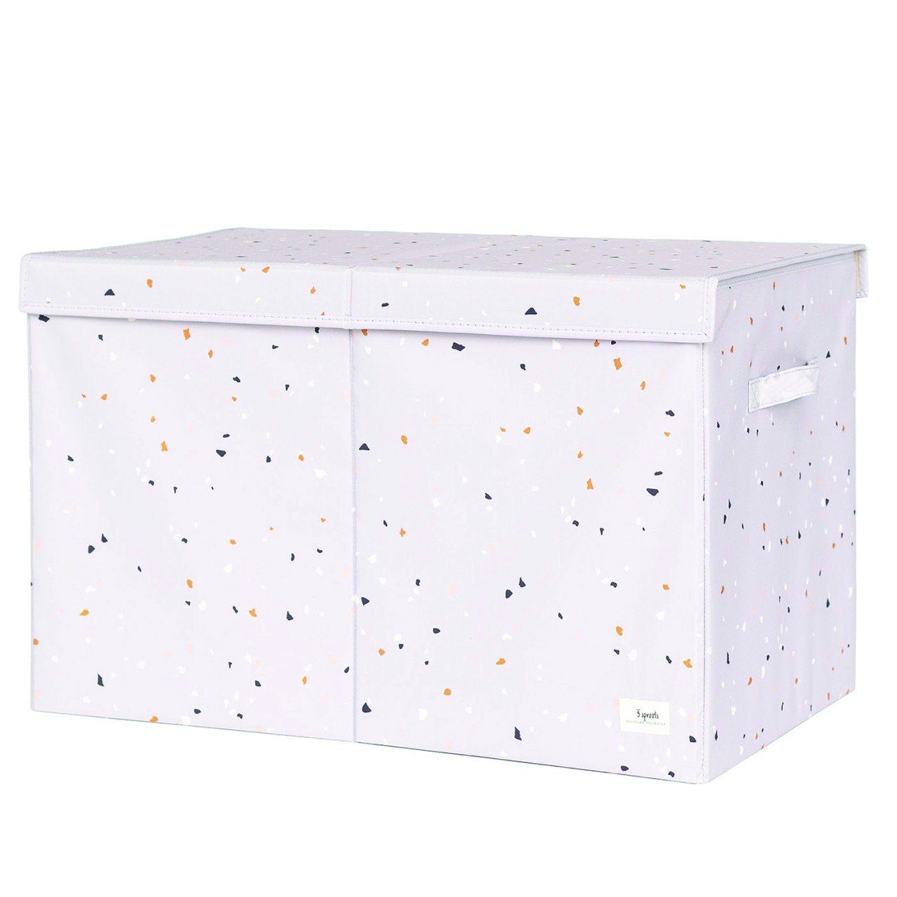 3 Sprouts Aufbewahrungsbox 3 Sprouts - Aufbewahrungskiste Terrazzo Light Gray, recycled