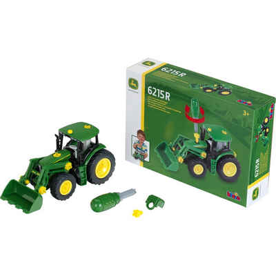 Klein Spielzeug-Auto John Deere-Traktor mit Frontlader und Gewicht