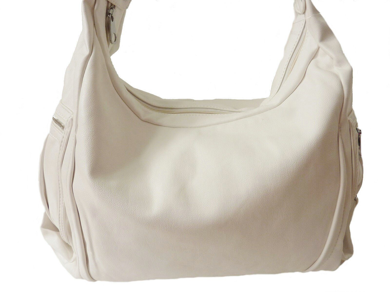 Taschen4life Umhängetasche Shopper Schultertasche 0259, Umhängetasche uni groß