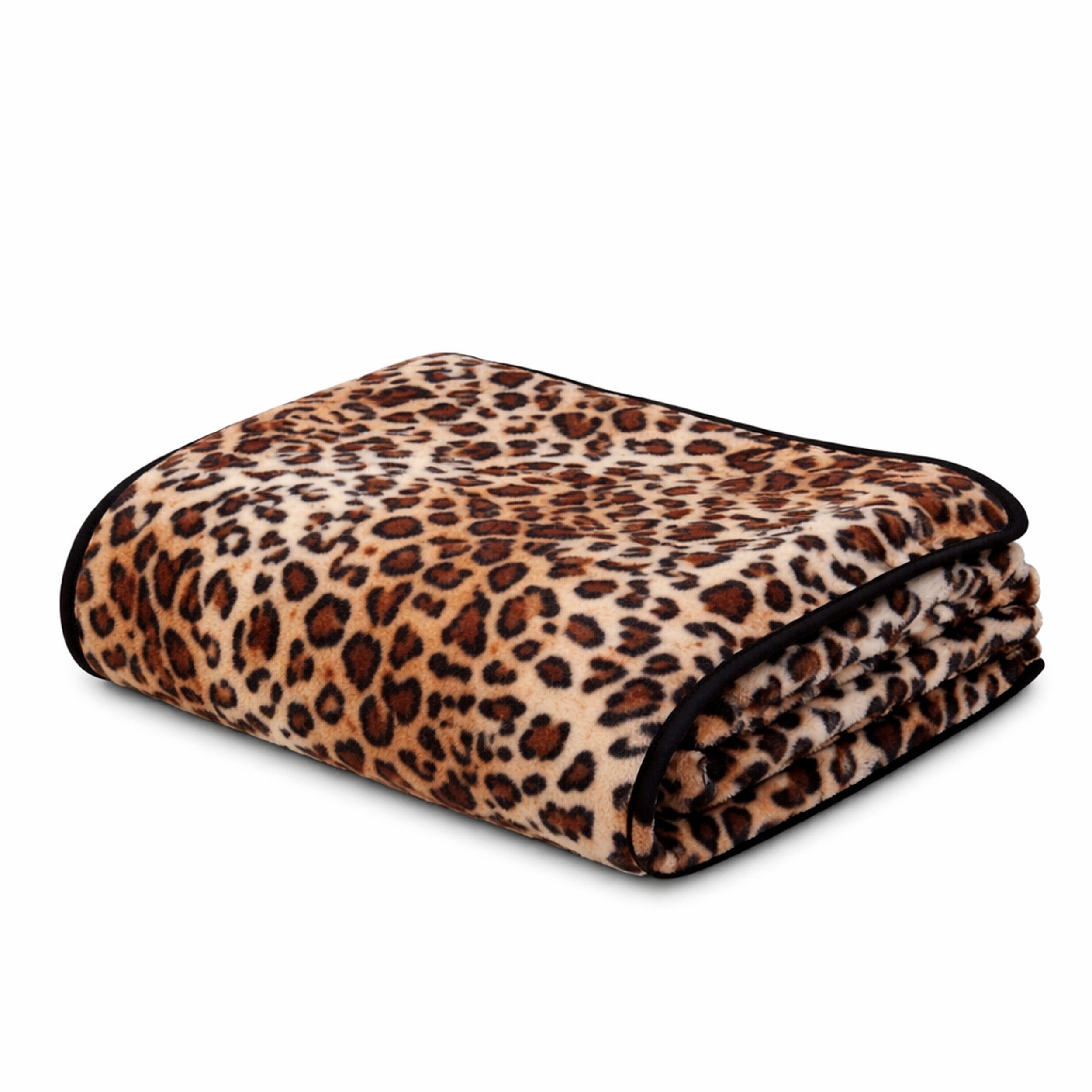 Wohndecke Deluxe, Biederlack, Modisches Leopardenmuster