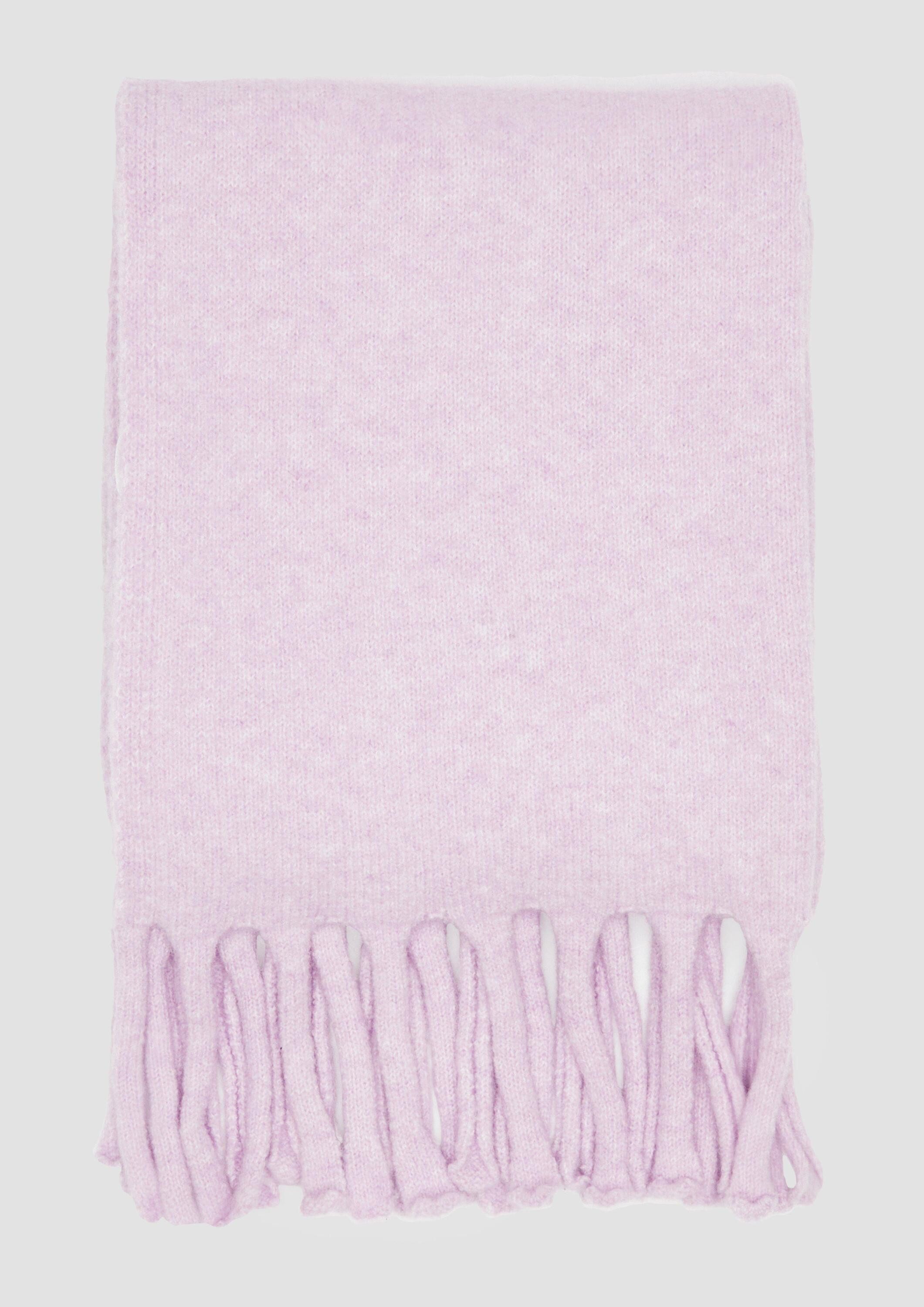 s.Oliver Schal Tuch, Gestrickter Schal mit Fransen