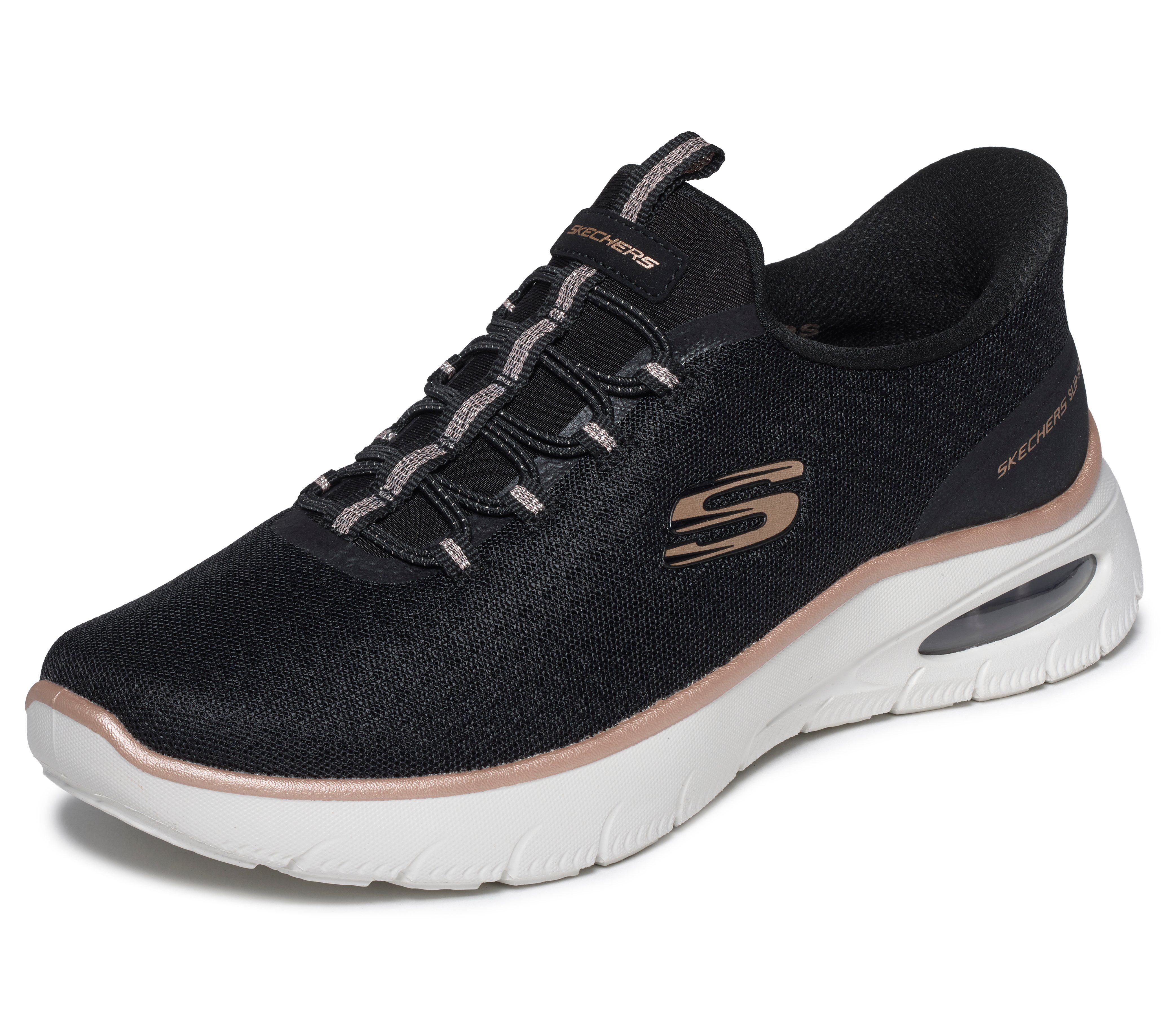 Skechers SKECH-AIR SUMMITS Slip-On Sneaker Schlupfschuh, Halbschuh, Freizeitschuh mit Air-Cooled Memory Foam