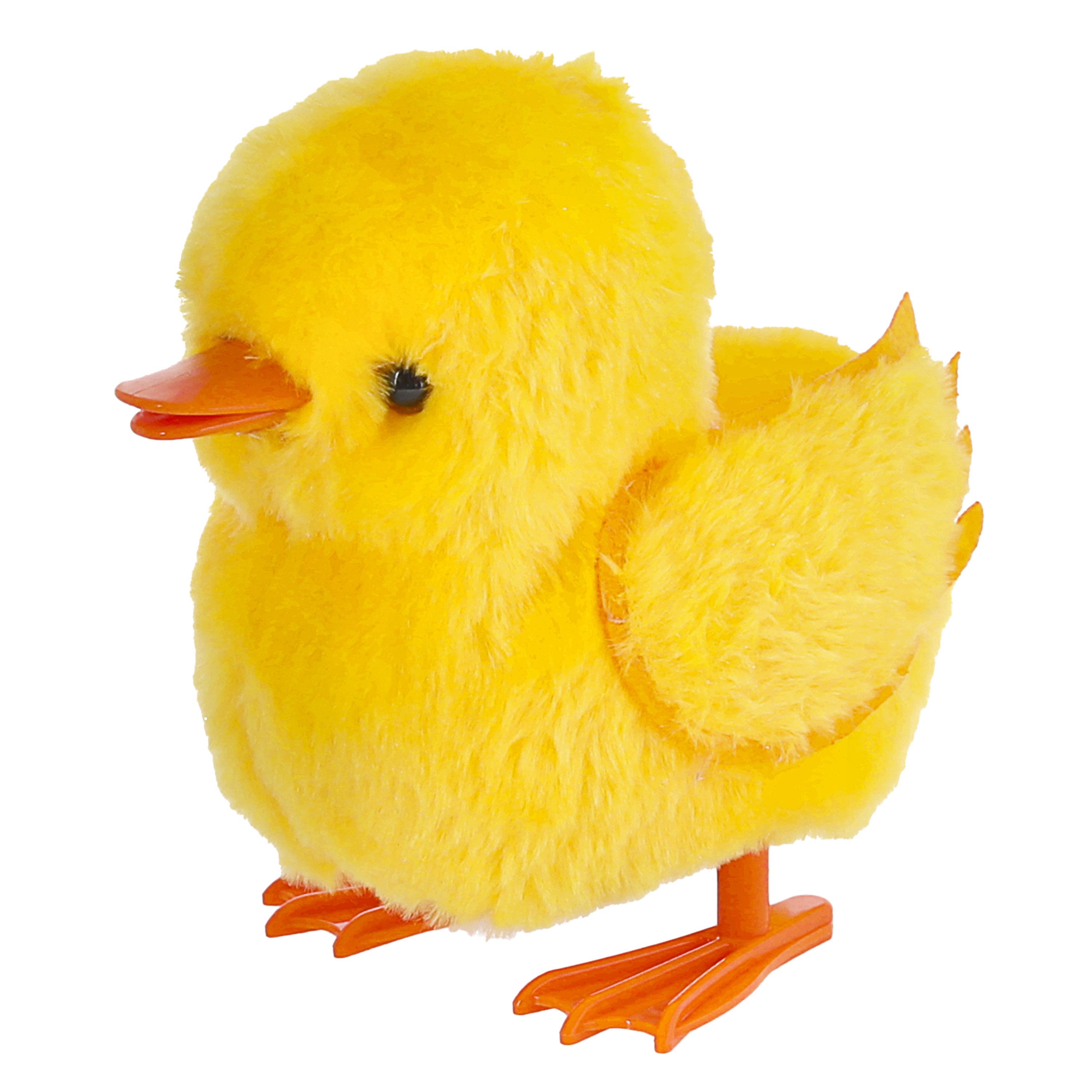 CEPEWA Dekofigur Laufende Ente 'Nelly' mit Sound 13,5x16cm gelb Polyester Batterie