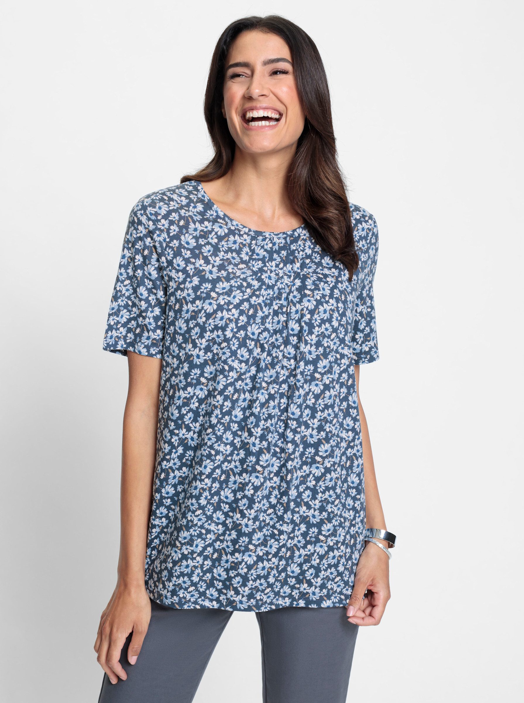 T-Shirt Tunikashirt Kurzarm