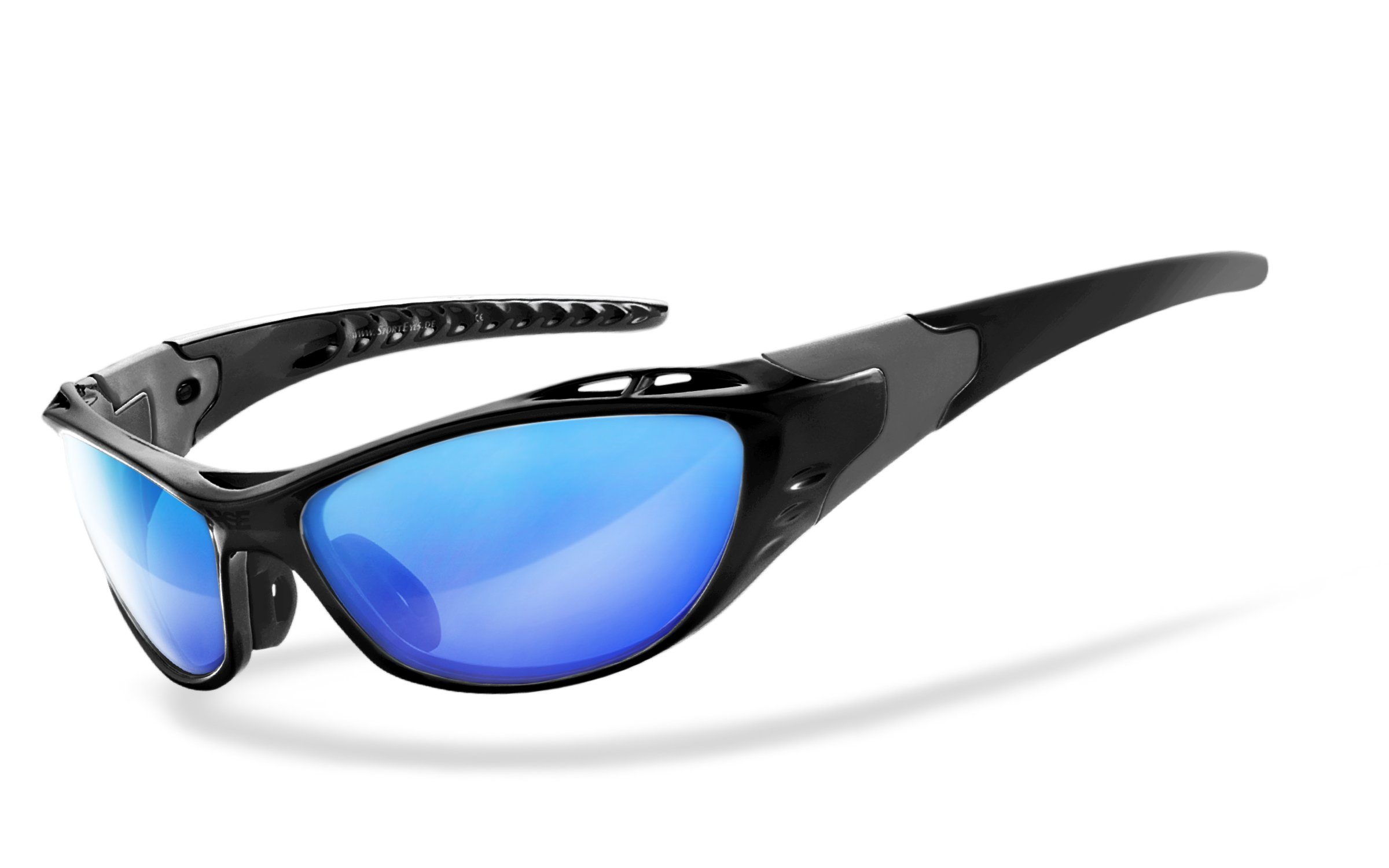 HSE - SportEyes Sportbrille X-SIDE durch Steinschlagbeständig 2.0, Kunststoff-Sicherheitsglas