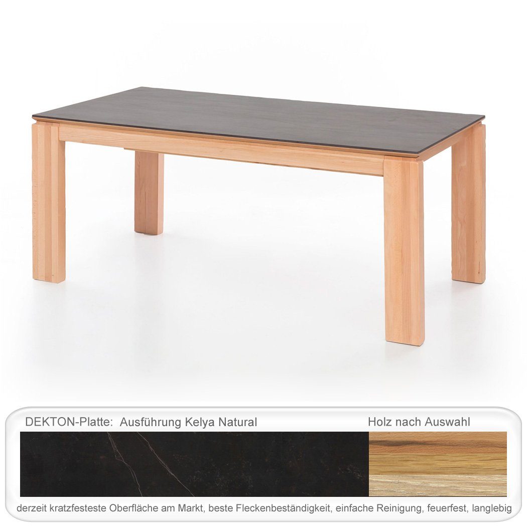 Expendio Esstisch Madison Xl Kernbuche Geolt 160 260 X90 Cm Aus Kratzfestem Dekton Keon Tech Und Massivholz Online Kaufen Otto