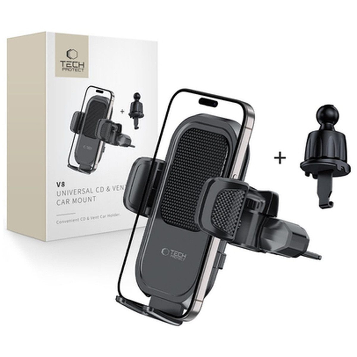 TECH PROTECT Handy-Halterung Tech Protect V8 Autohalterung für CD Schlitz, (1-tlg)