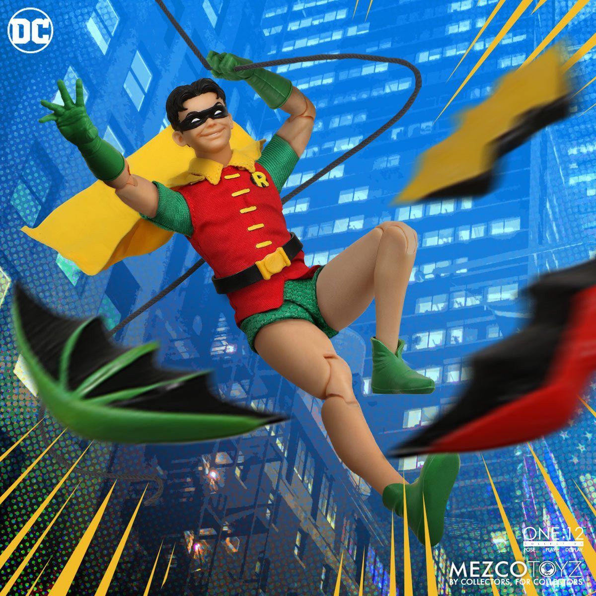 Mezco Toys Actionfigur Mezco Toys One:12 Collective DC Comics 1/12 Robin Actionfigur Golden A