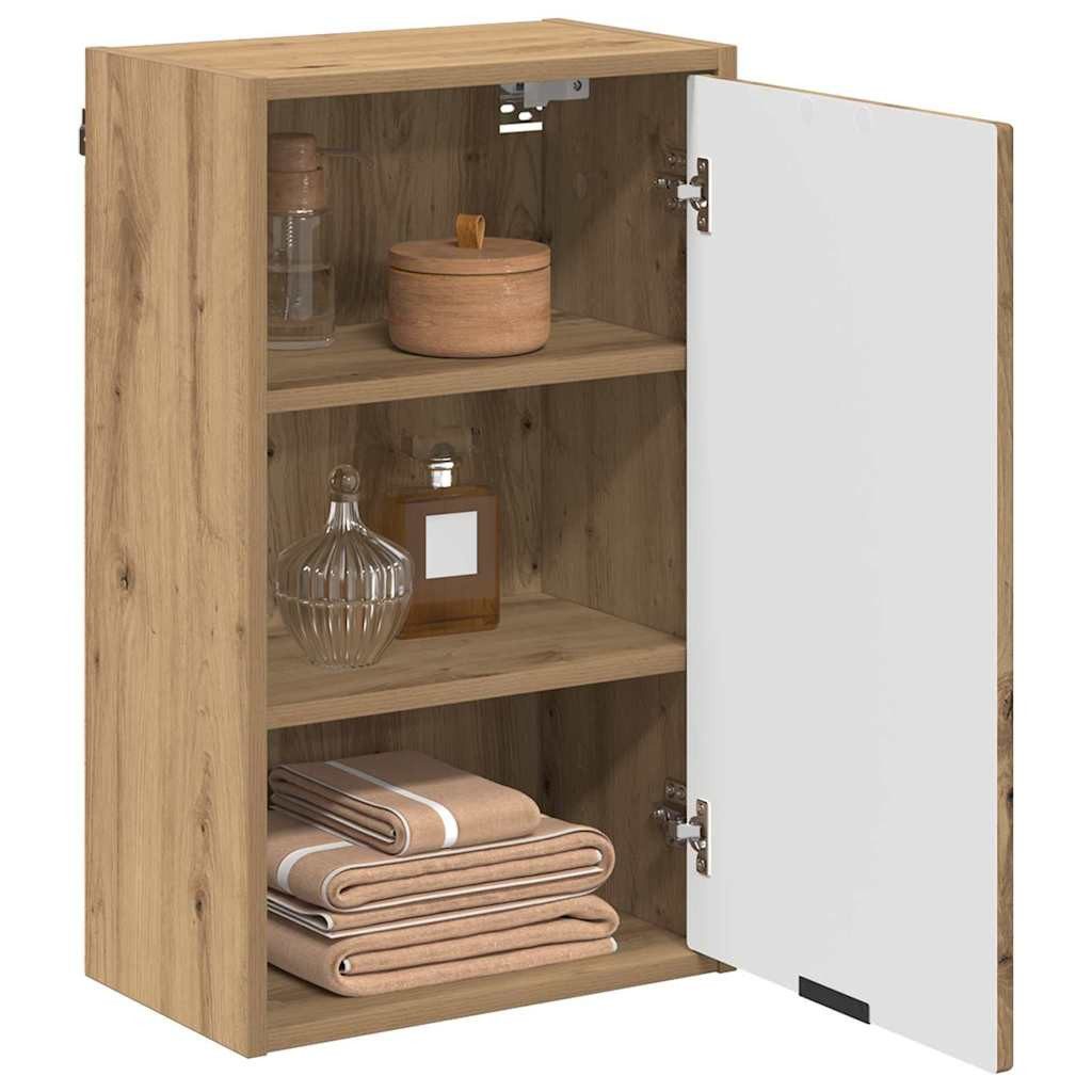 vidaXL Badezimmerspiegelschrank Badezimmer Schrank mit Tür günstig online kaufen