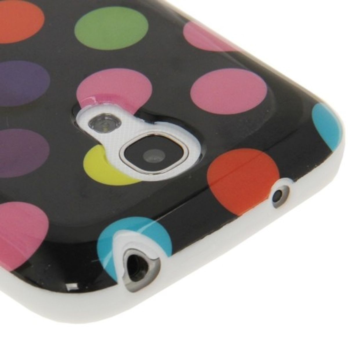 König Design Handyhülle Samsung Galaxy S4 Mini, Samsung Galaxy S4 Mini Handyhülle Backcover Schwarz
