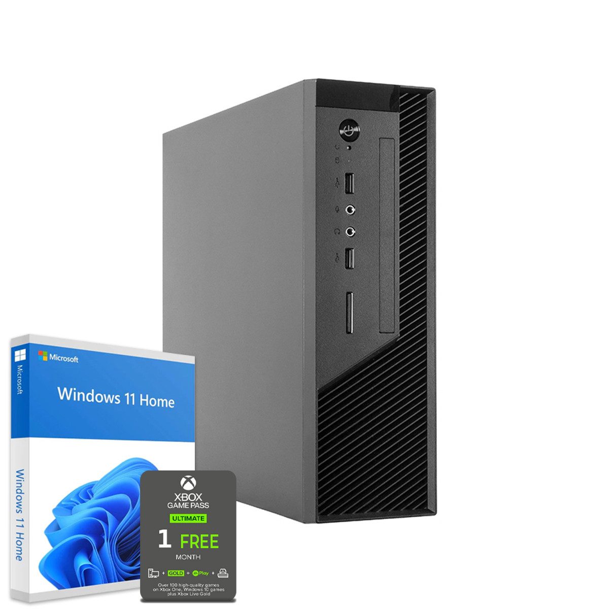 Sedatech UC0W100I1I1HF - Office Mini-PC (AMD Ryzen 5 5600G 6x 3.9GHz (max 4.4GHz), Radeon Vega 7, 8 GB RAM, 1000 GB SSD, WiFi 5)