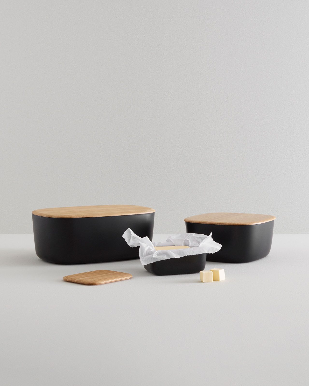 Stelton Brotkasten Brotkasten BOX-IT black 23 cm (l), Kunststoff, RIG-TIG by stelton Brotkasten BOX-IT black 23 cm (l)