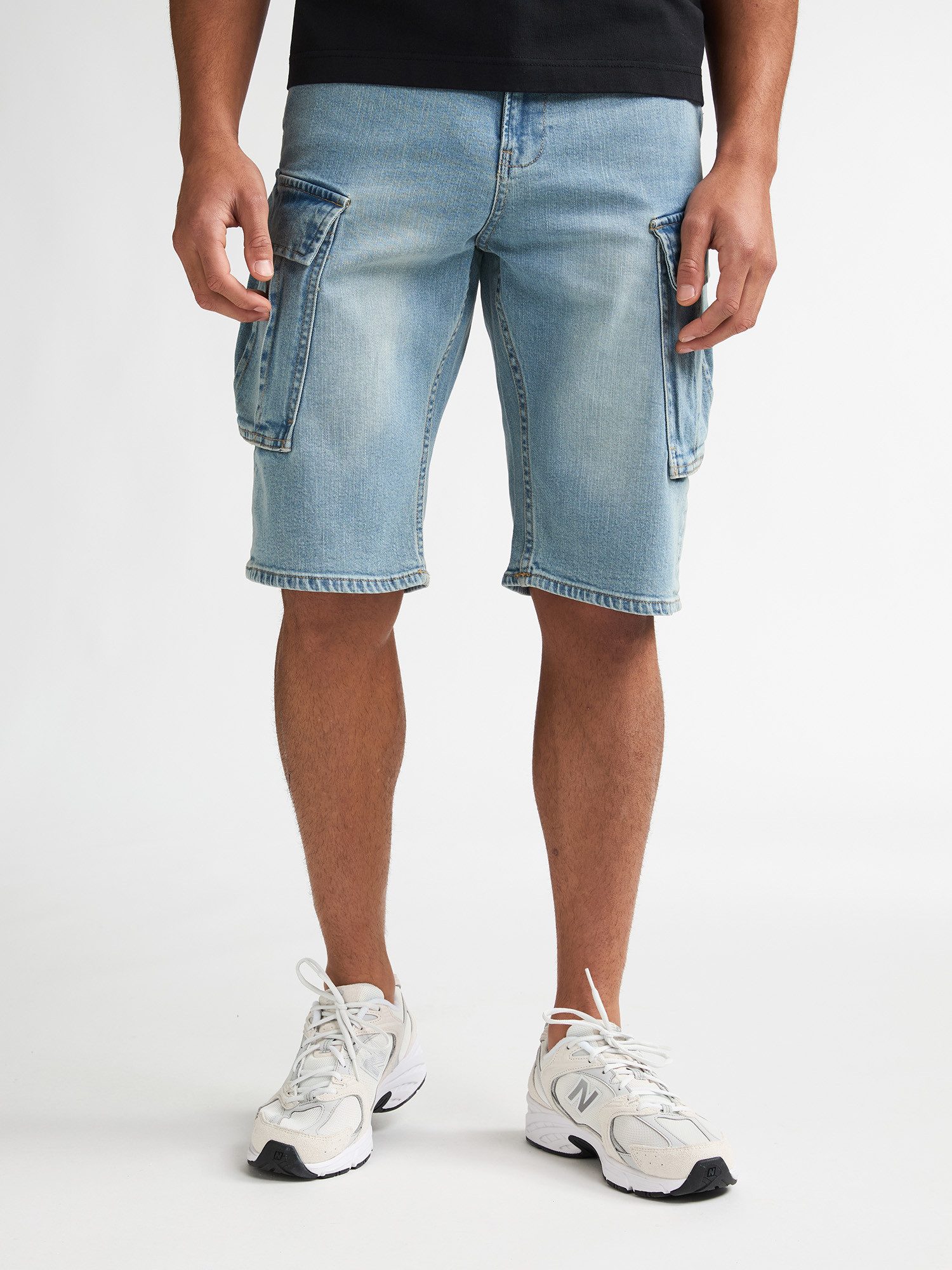 Petrol Industries Shorts TORINO - Men Cargo Denim Short Loos