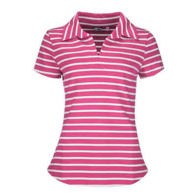 modAS T-Shirt Damen Kurzarm-Shirt gestreift mit Polokragen - Sommershirt Streifen