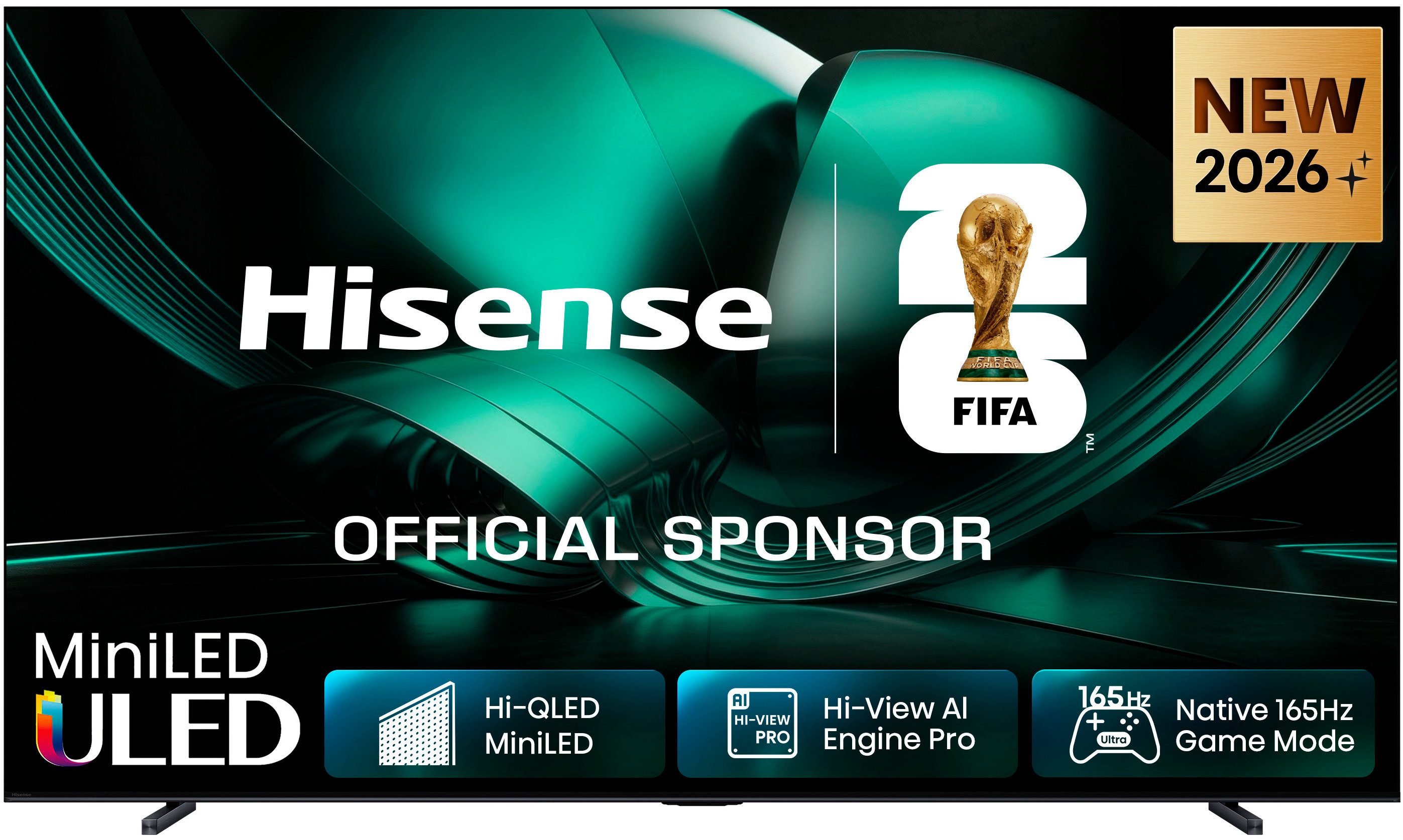 Hisense 100U7DS PRO Mini-LED-Fernseher (253 cm/100 Zoll, 4K Ultra HD, Smart-TV)