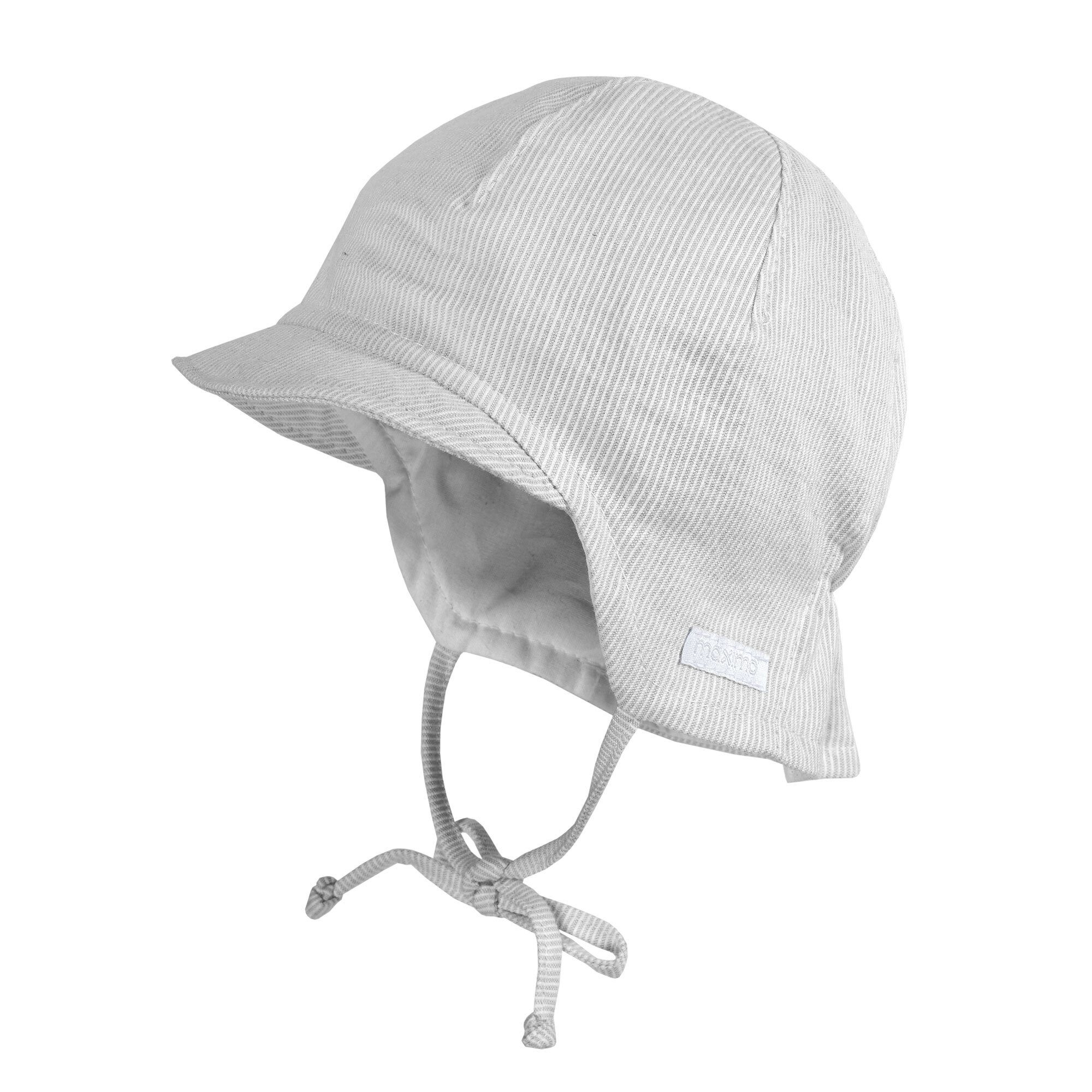 MAXIMO Schirmmütze BABY-Schildmütze, Futter, Band Nackenschutz, UV 50 (1-St)