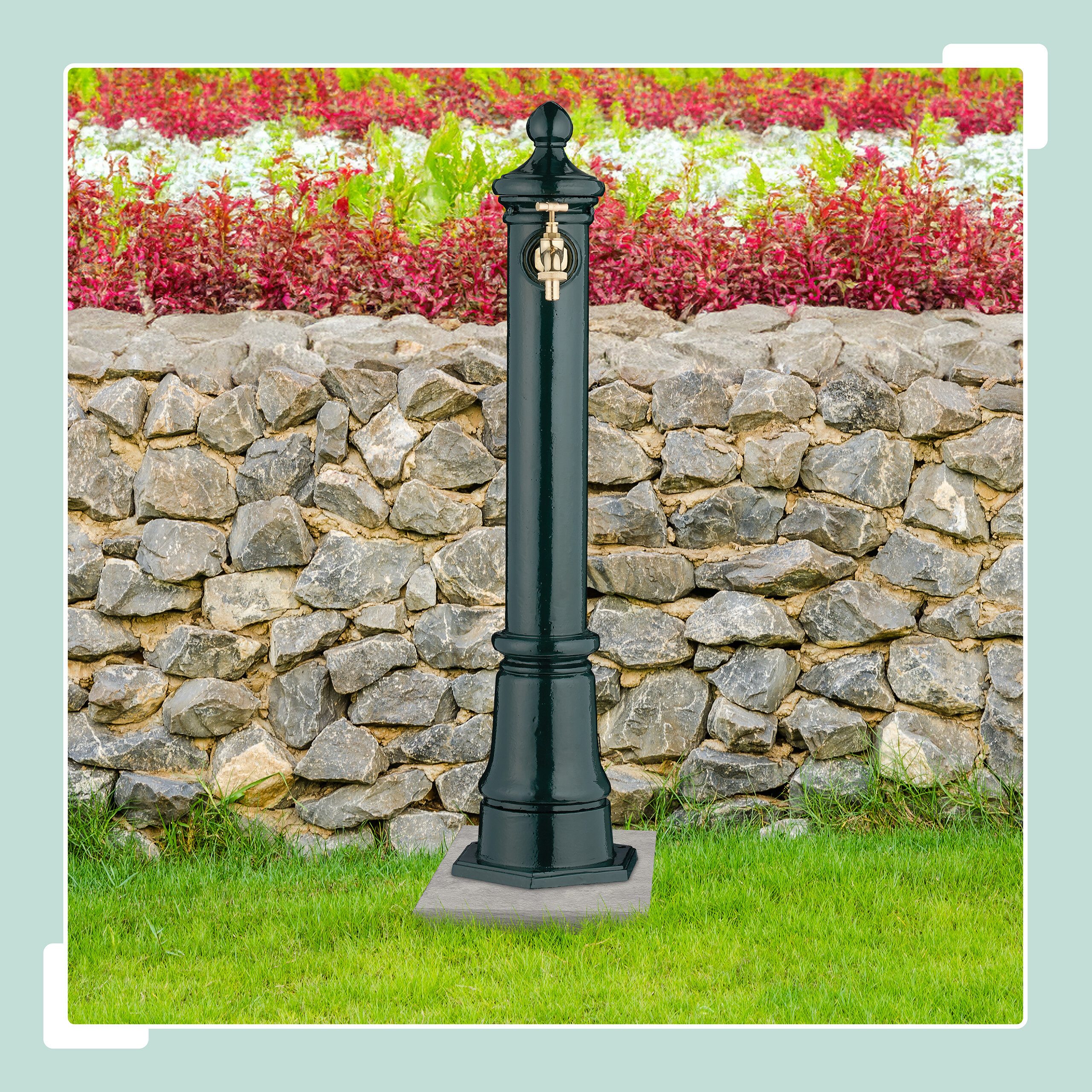 relaxdays Gartenbrunnen Standbrunnen antik 80 cm, günstig online kaufen