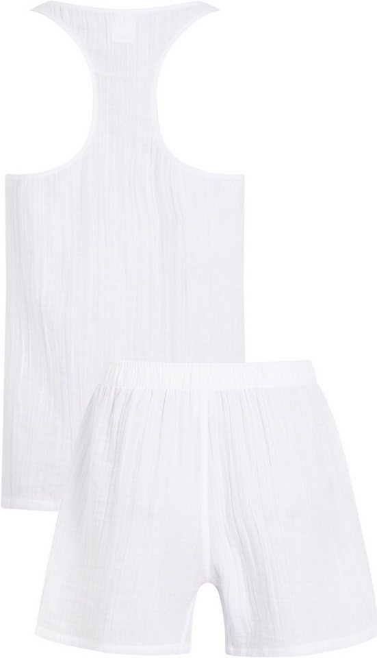 Calvin Klein Underwear Pyjama SLEEVELESS SHORT SET (Set, 2 tlg) mit  Markenlabel auf Bund