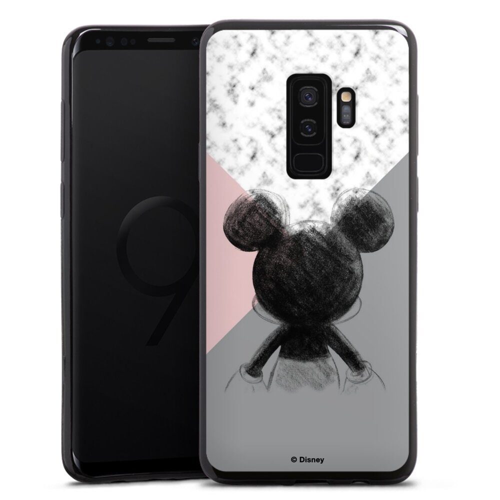 DeinDesign Handyhülle »Disney Marmor Mickey Mouse Mickey Mouse Scribble«, Samsung  Galaxy S9 Plus Silikon Hülle Bumper Case Handy Schutzhülle
