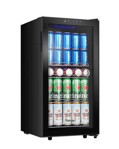 kalamera Getränkekühlschrank KRC-86GE, Touch-Bedienfeld, 3-18°C Kühlzone, 86 Liter