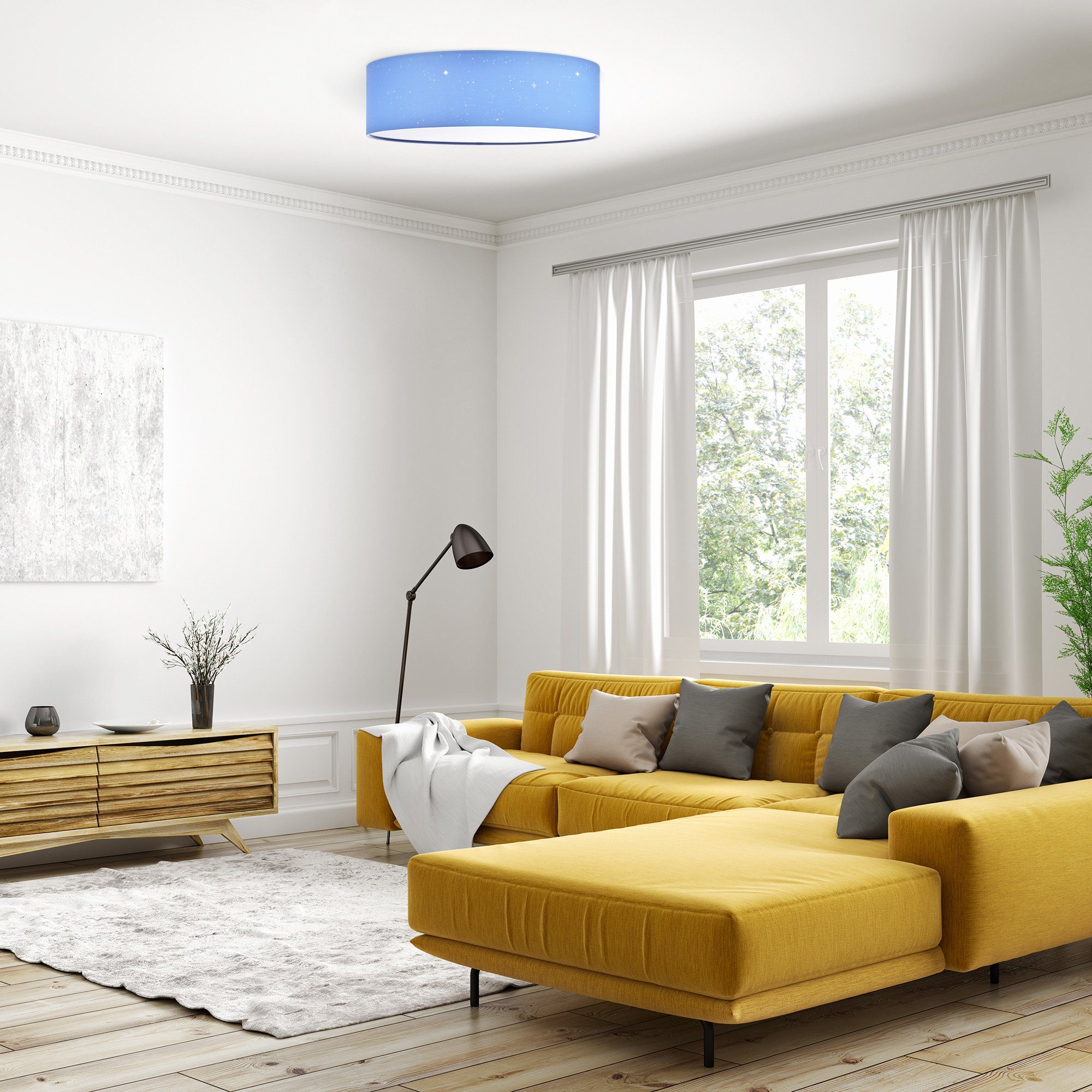 Navaris Deckenleuchten LED Deckenlampe rund mit günstig online kaufen