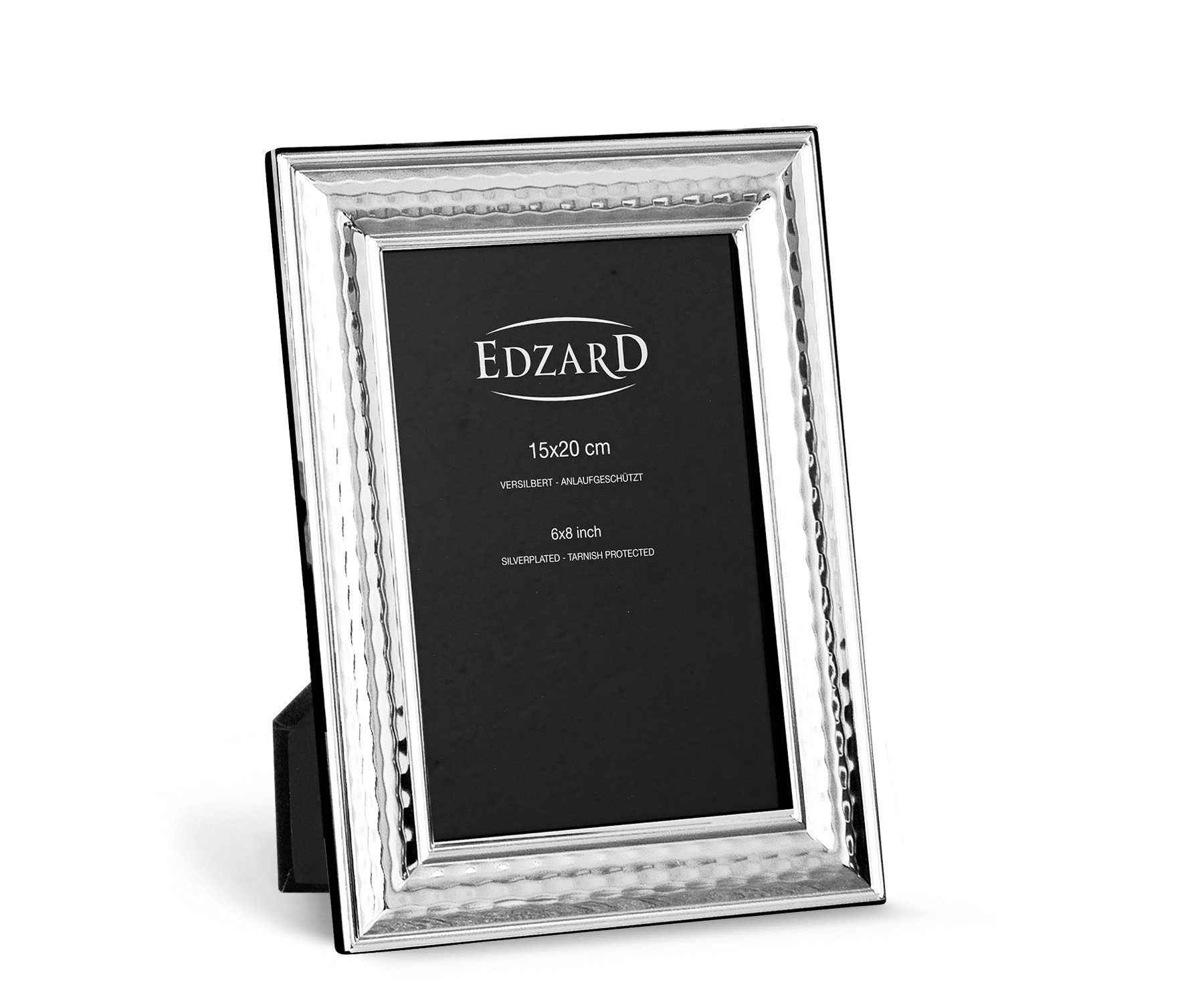 EDZARD Bilderrahmen Urbino, versilbert und anlaufgeschützt, für 15x20 cm Foto