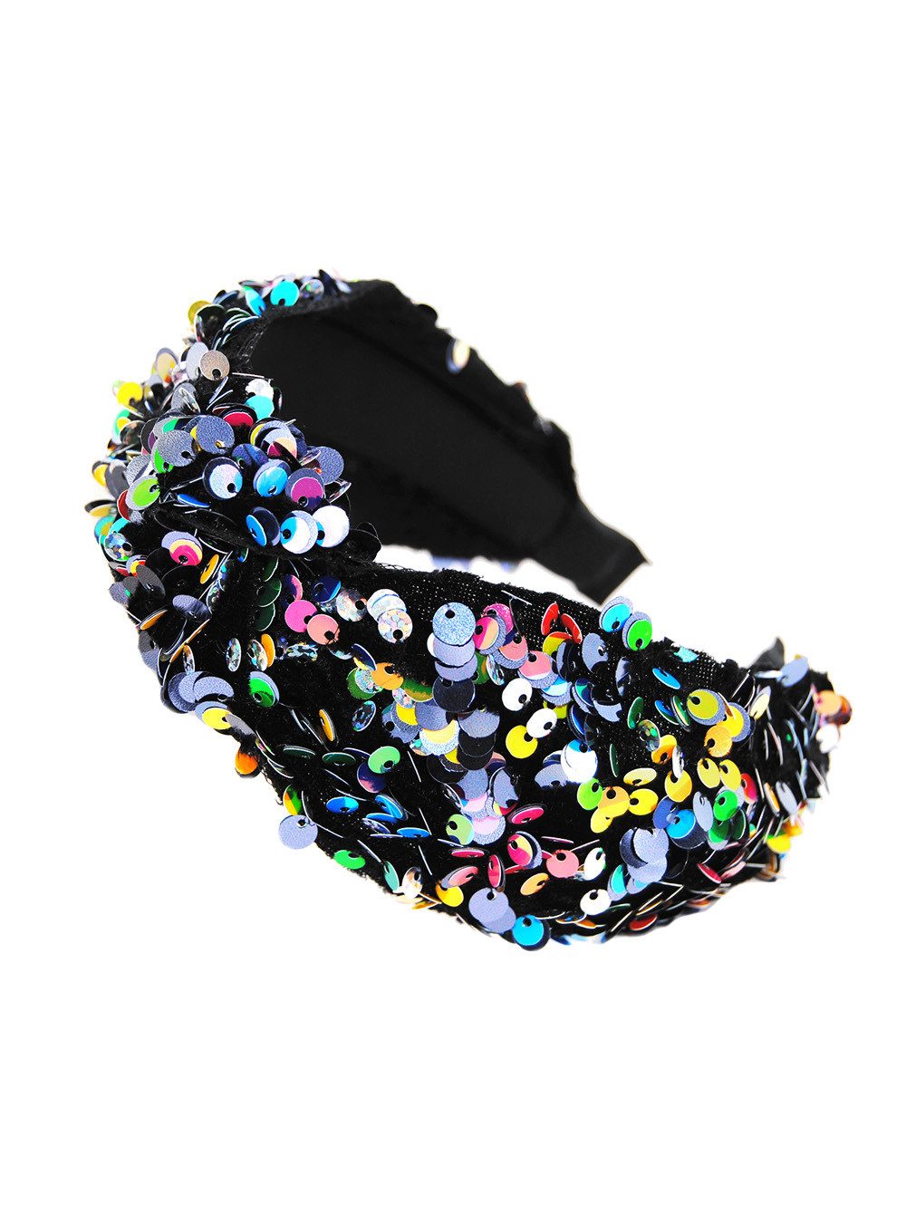 axy Haarreif Breiter Haarreif mit Pailletten und Knoten, Wunderschön Damen günstig online kaufen