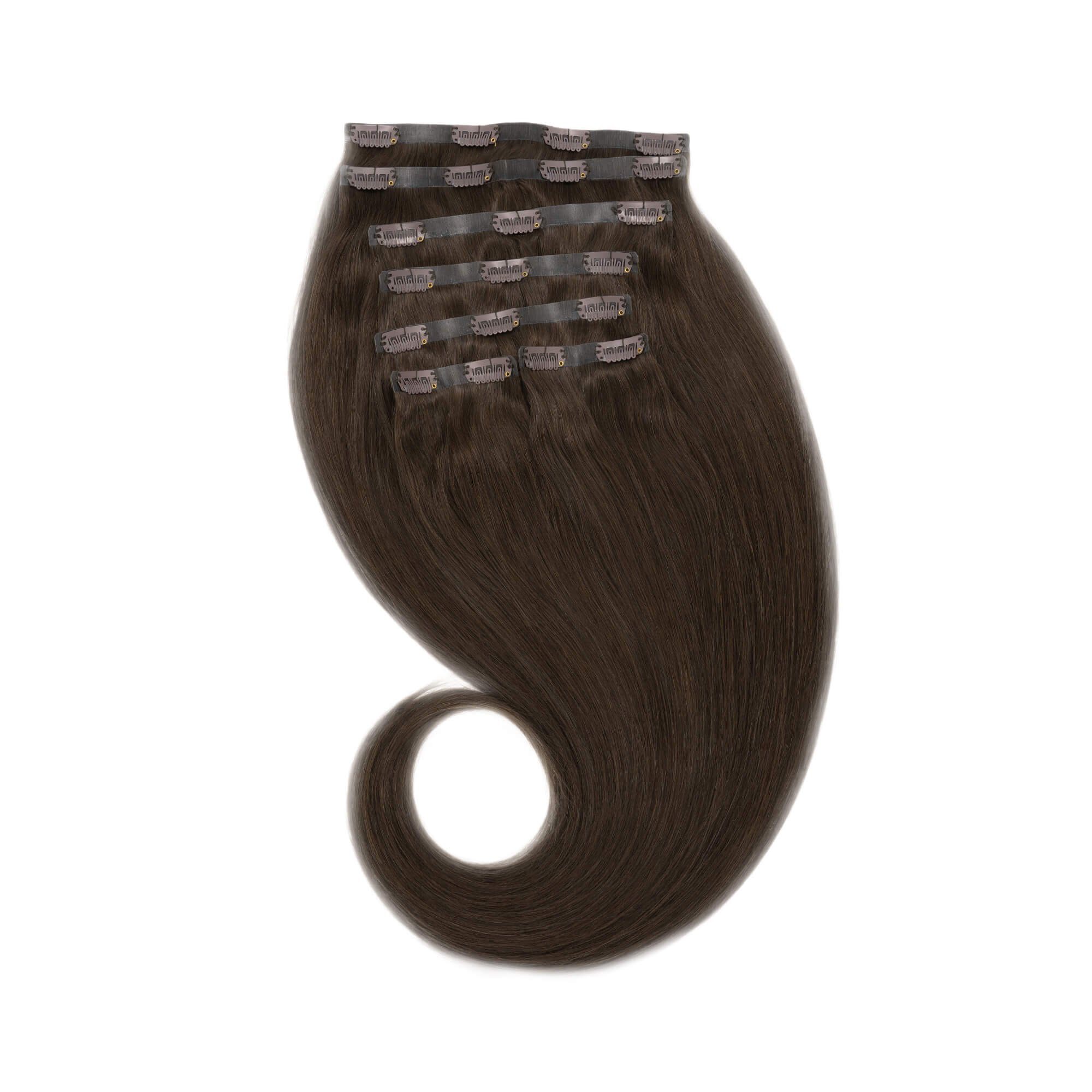 Global Extend Echthaar-Extension Clip-in-Extensions nahtlos