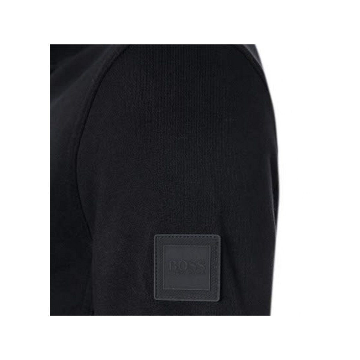 Sweatjacke uni textil (1-tlg) passform HUGO