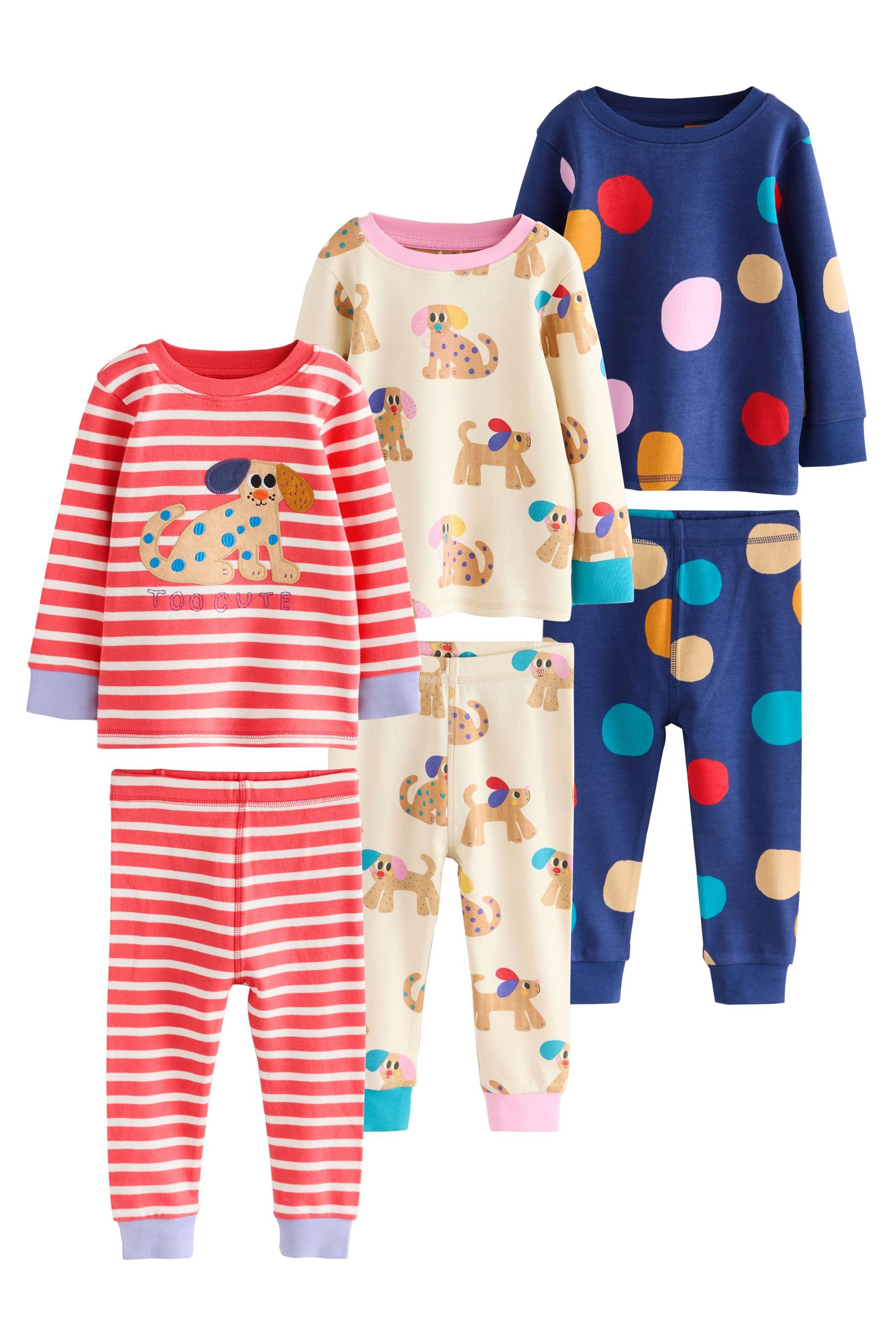 Next Pyjama 3er-Pack Snuggle Schlafanzüge (6 günstig online kaufen