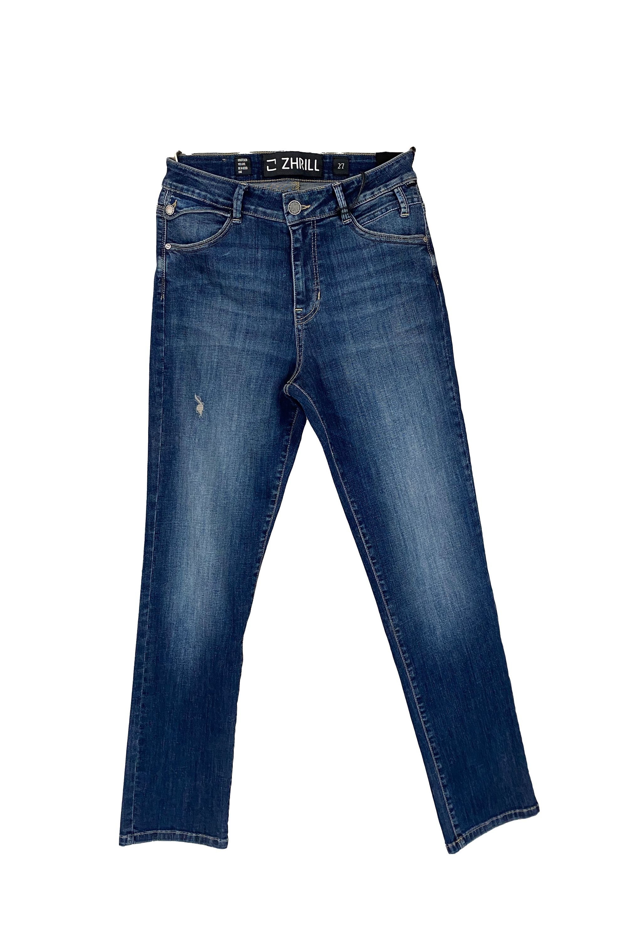 Zhrill 7/8-Jeans Skinny Джинсы TIMEA Blau angenehmer Tragekomfort