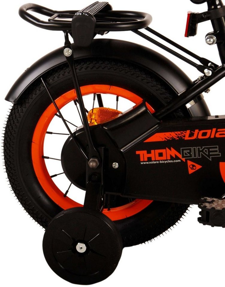 Thumbnail - Volare Kinderfahrrad Thombike - Jungen - 14 oder 12 Zoll -bis 60 kg - 85% zusammengebaut, Luftbereifung, Stahlfelgen mit...