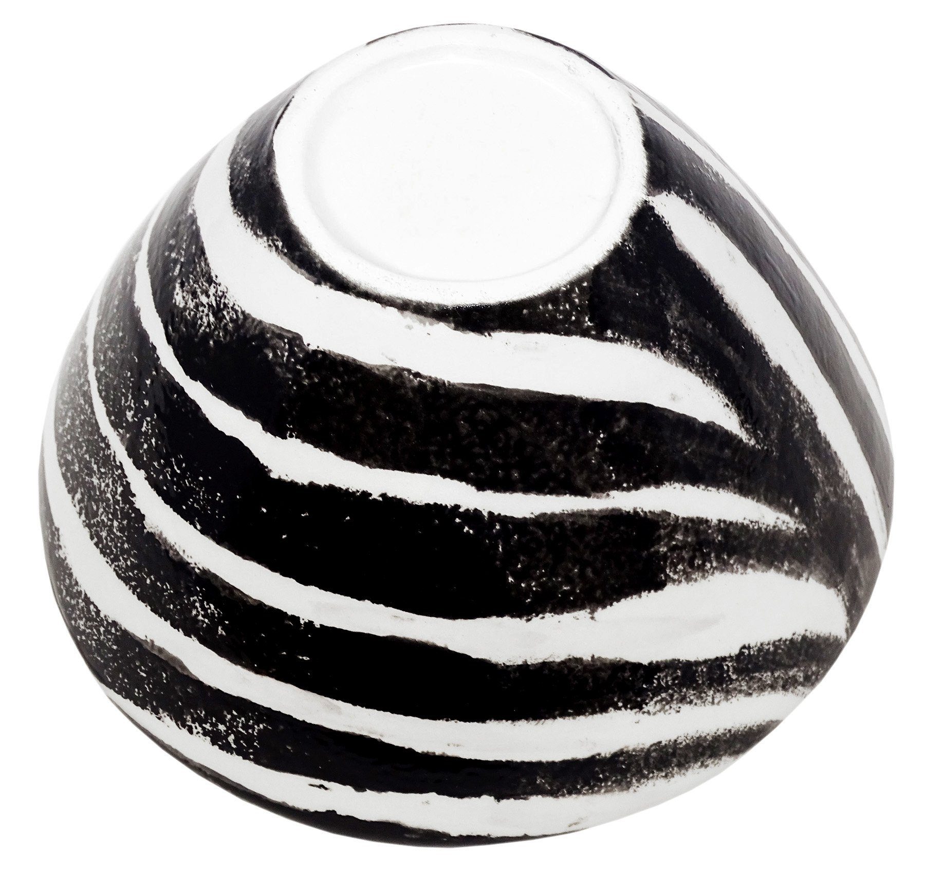 Lashuma Müslischale Afrika, Keramik, cm Runde Zebra Ø Servierschüssel tief, Salatschale 16
