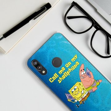 DeinDesign Handyhülle Patrick Star Spongebob Schwammkopf Serienmotiv, Huawei P20 Lite Silikon Hülle Bumper Case Handy Schutzhülle