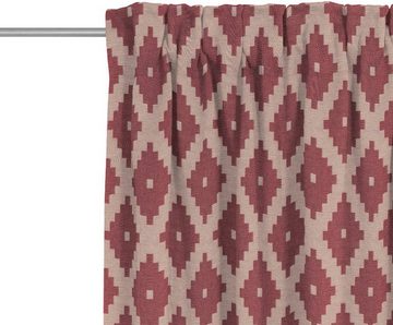 Vorhang Maroccan Shiraz, Adam, Multifunktionsband (1 St), blickdicht, Jacquard, nachhaltig aus Bio-Baumwolle