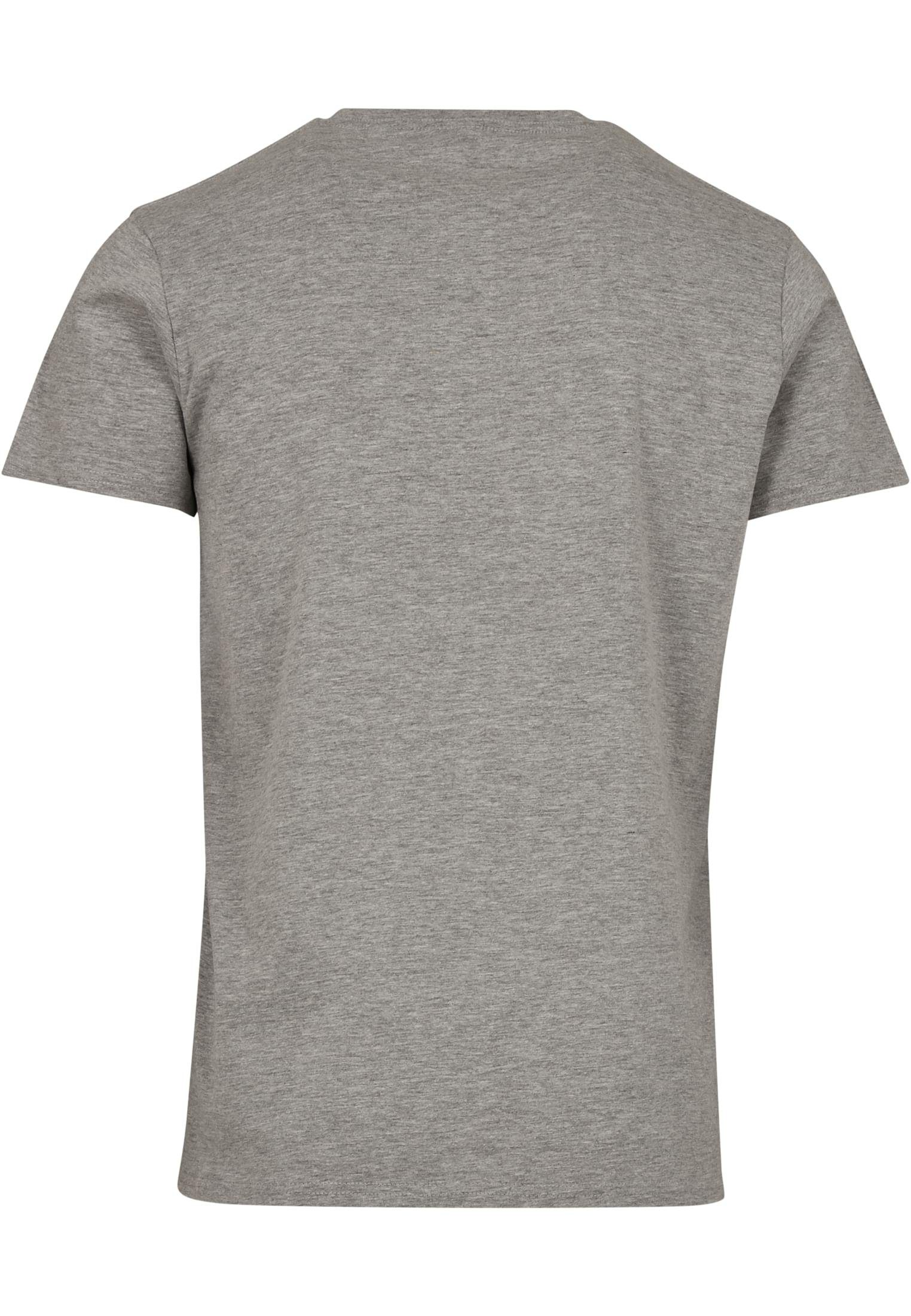 MisterTee Kurzarmshirt (1-tlg) heathergrey Herren Tee Content Sensitive