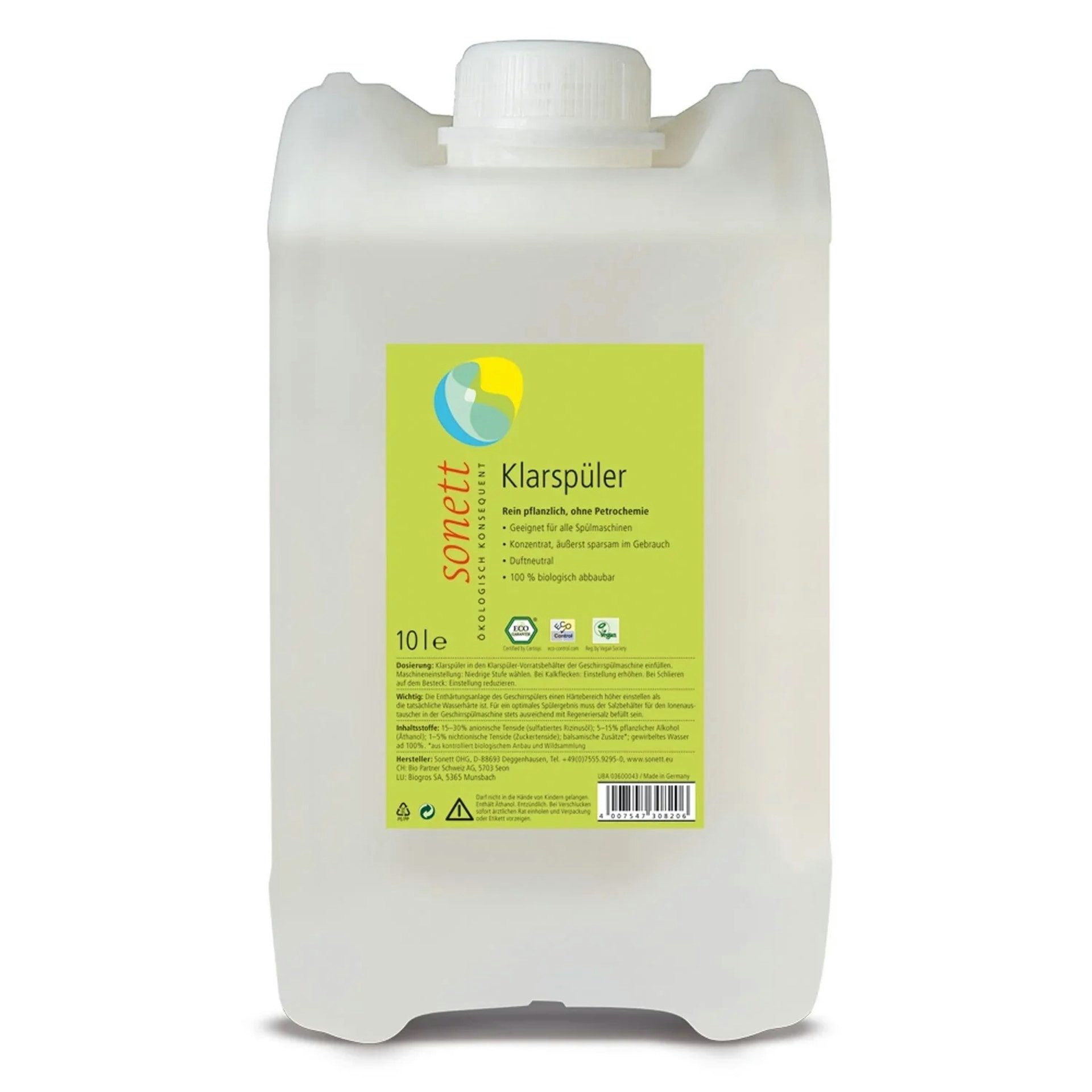 Sonett Klarspüler 10 Liter Gallseife