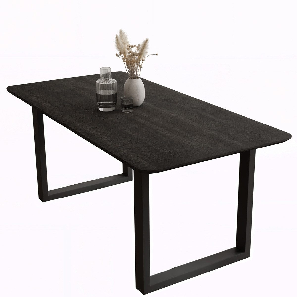 Liadomo Esstisch Gubio, Tischplatte mit Schweizer Kante, aus massivem Holz günstig online kaufen