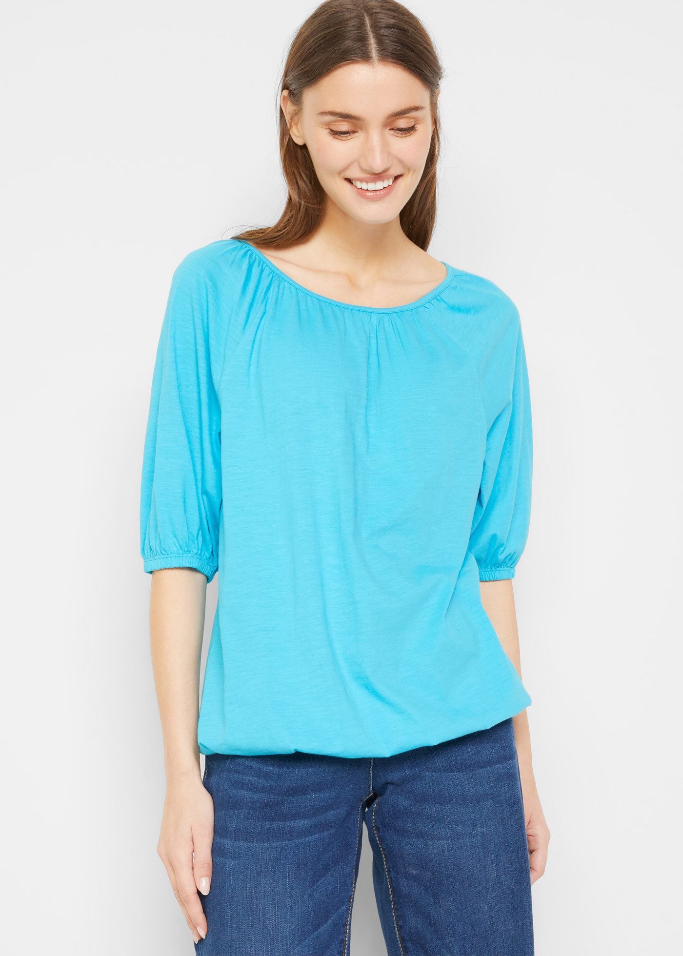 bonprix T-Shirt Shirt aus reiner Baumwolle günstig online kaufen