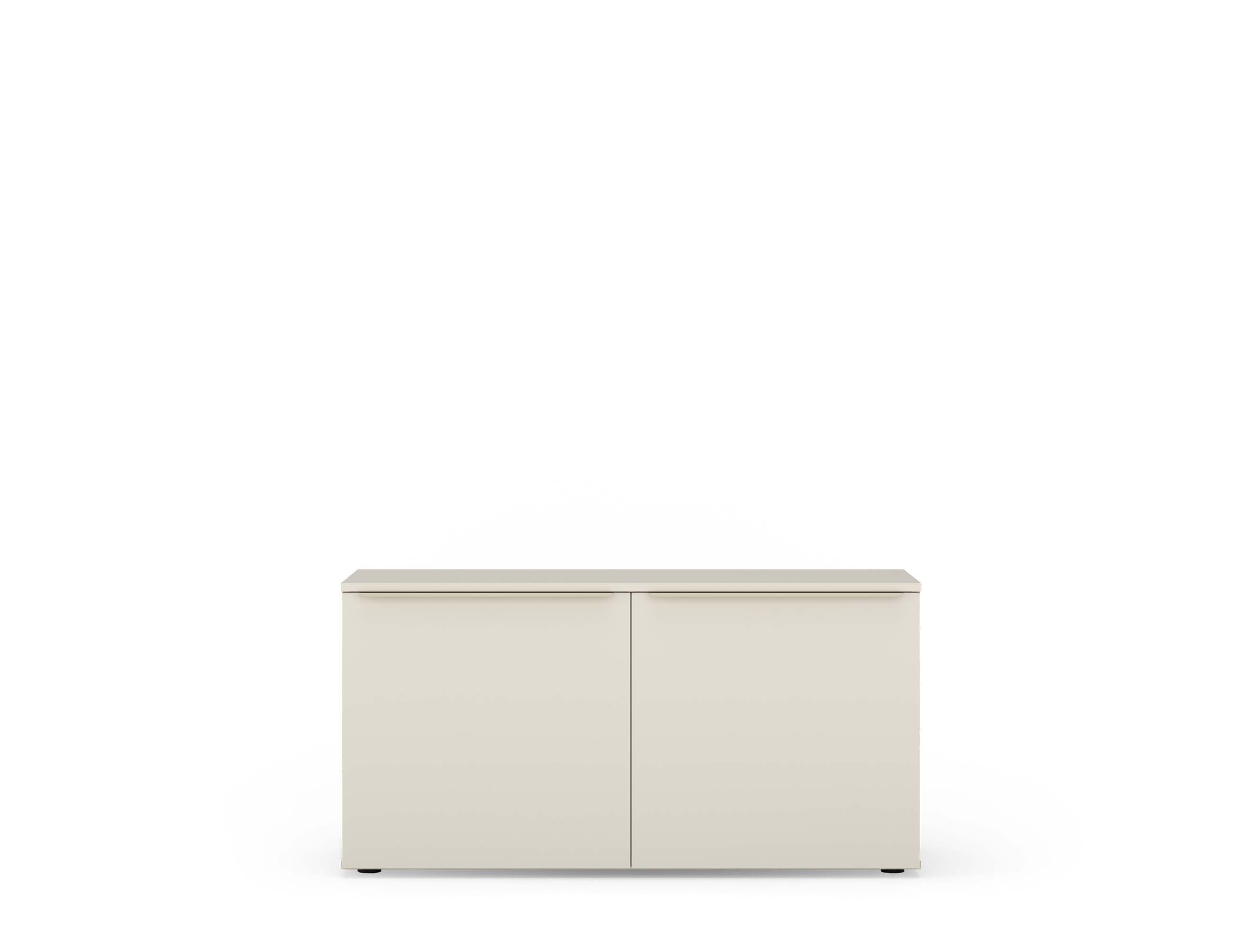 TOM TAILOR HOME Sideboard COLOR PUZZLE Low Cabinet 02, 2 Türen, farbige Griffe & Füße (opt), Breite 1100 mm – Stauraum mit besonderem Farbkick