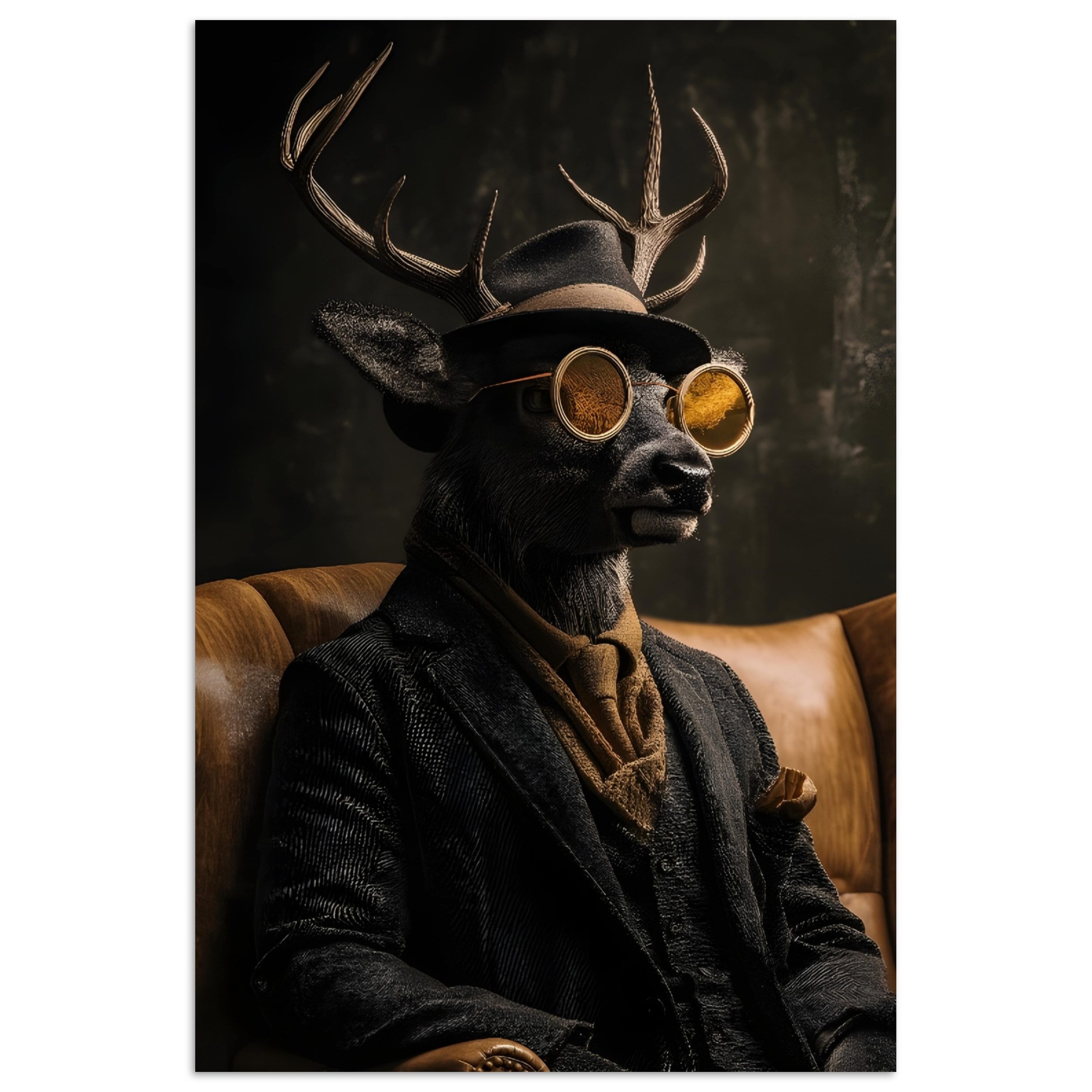 MuchoWow Poster Hirsche - Sonnenbrille - günstig online kaufen