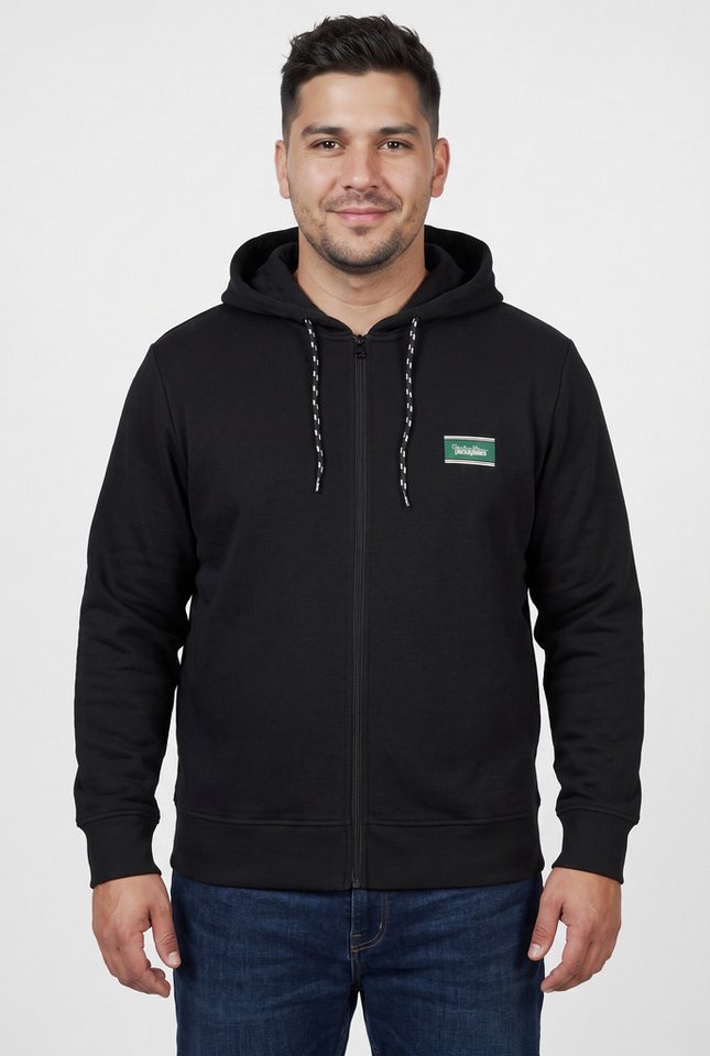 Jack & Jones PlusSize Kapuzensweatjacke JJBUSTER SWEAT ZIP HOOD BTS PLS Baumwollmischung