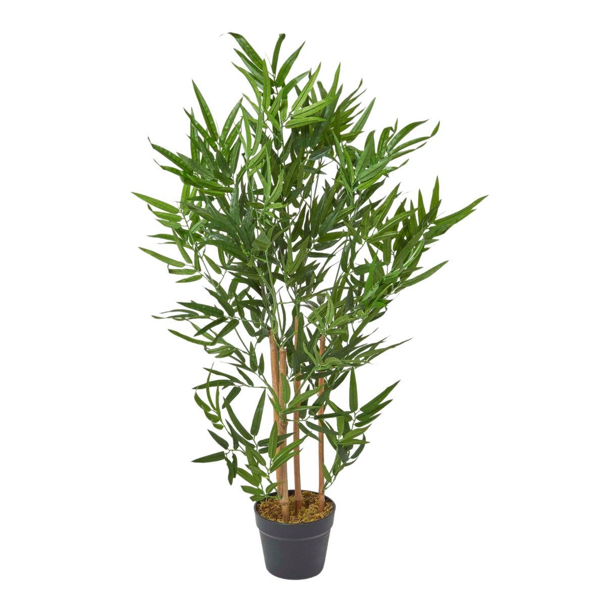 Künstliche Kunstpflanzen Bambus Wanddekoration Künstliche Bamboo Pflanze Für Außen Garten Balkon, Faux Bambus Baum Sichtschutz Zaun Screen Mit Holzsockel Pflanzen ( Color : 20 Bamboo , Size