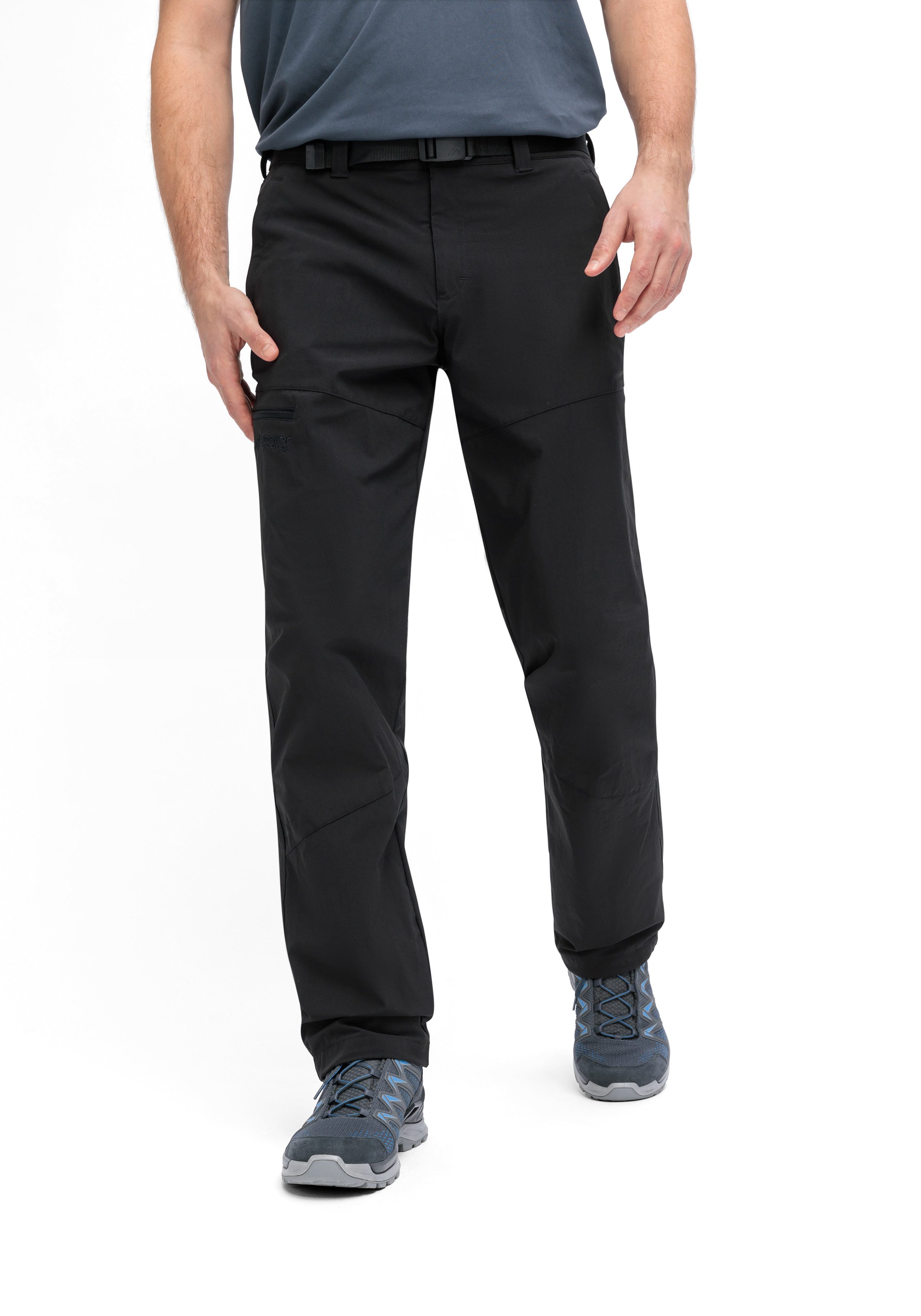 Maier Sports Funktionshose Nil Winter CS Winterhose, Outdoorhose inklusive Gürtel