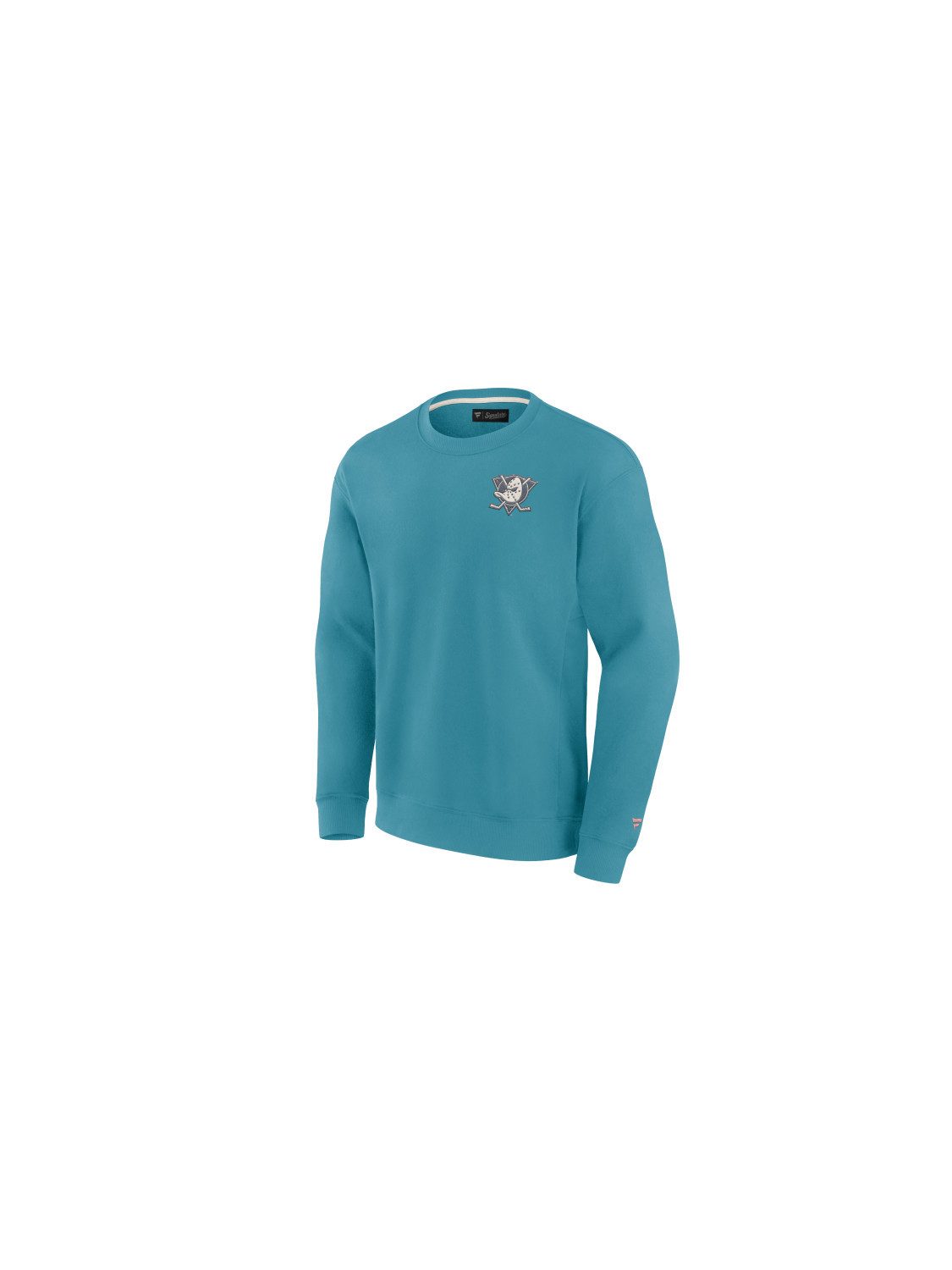 Anaheim Ducks Sweatshirt Anaheim Ducks Terrazzo Fleece Crew Sweatshirt