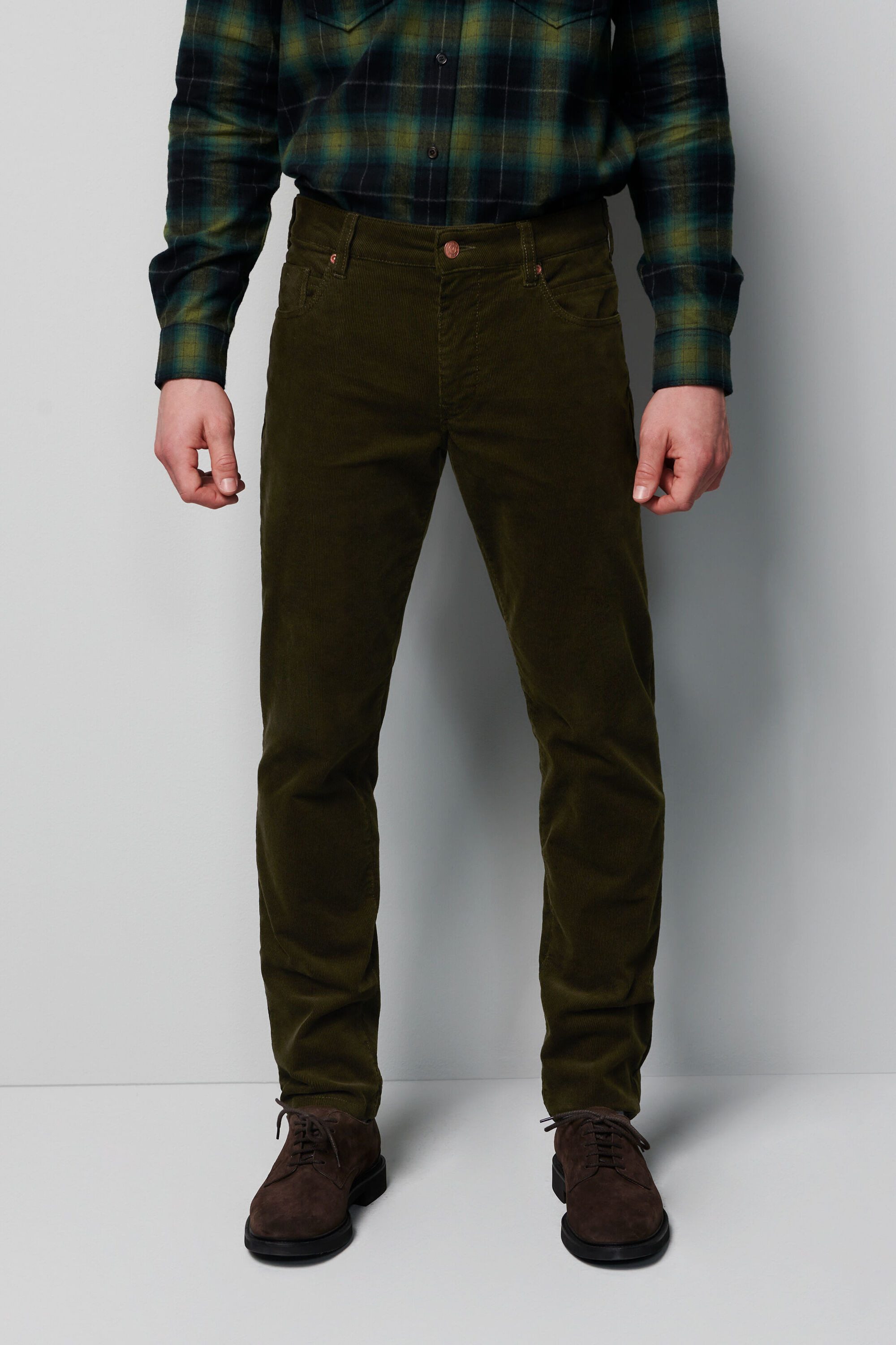 MEYER Cordhose Five-Pocket-Hose im unifarbenen Design günstig online kaufen