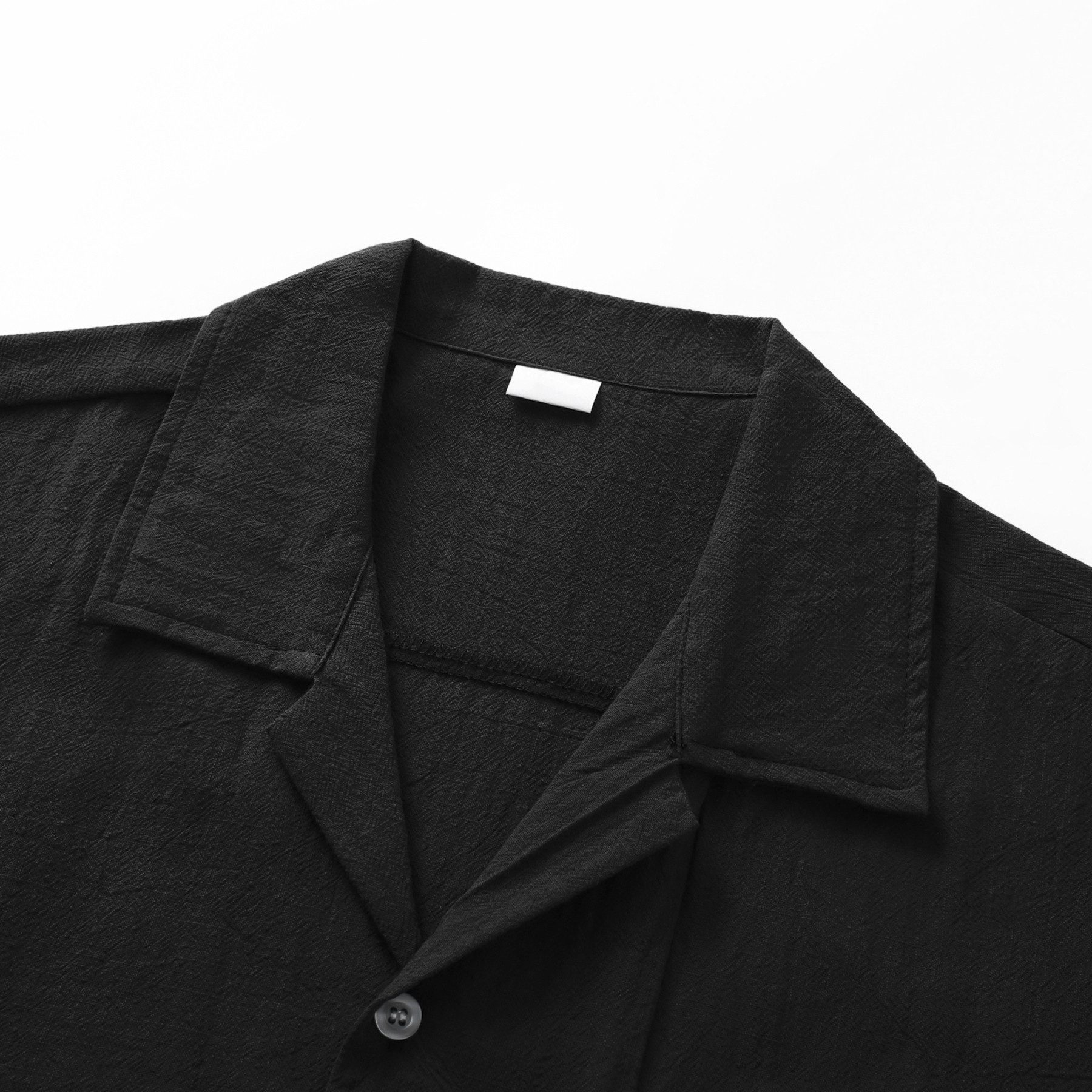 Allthemen Kurzarmhemd Herren Vintage Kubanerkragen Kurzarmhemd Freizeithemd lockerer