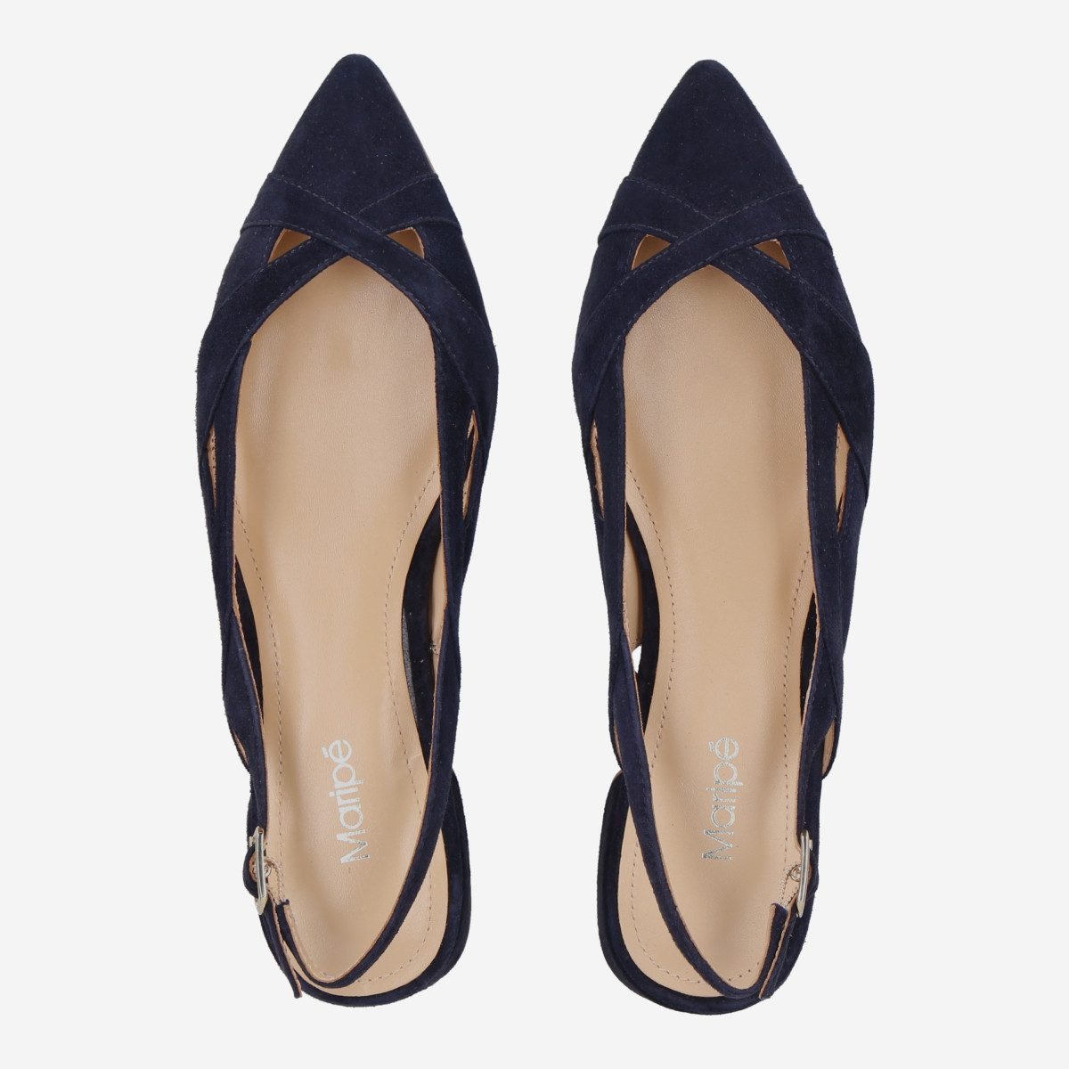 Maripé Maripé ANOUK V.2 1215, Peeptoes & Slingpumps, Blau, Damen Peeptoepumps